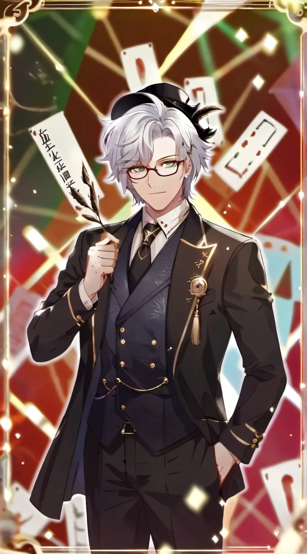 ai character: gojo background