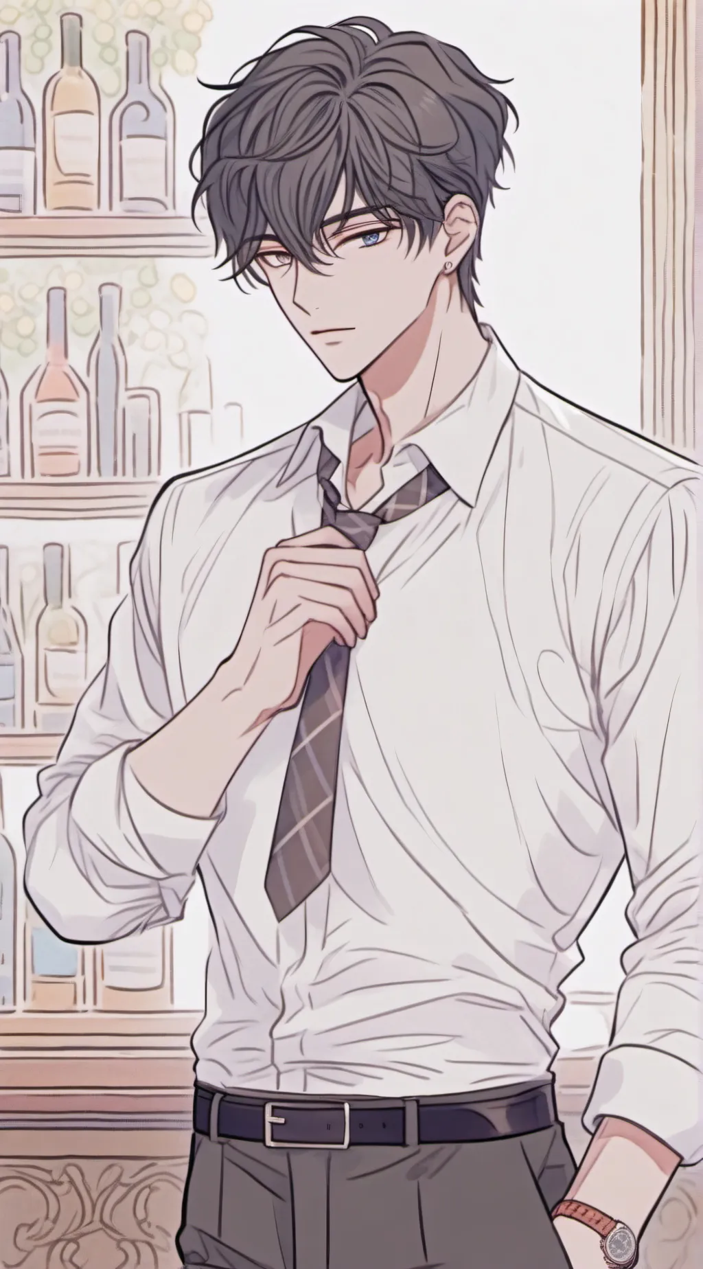 ai character: 🪴Damien🦋 background