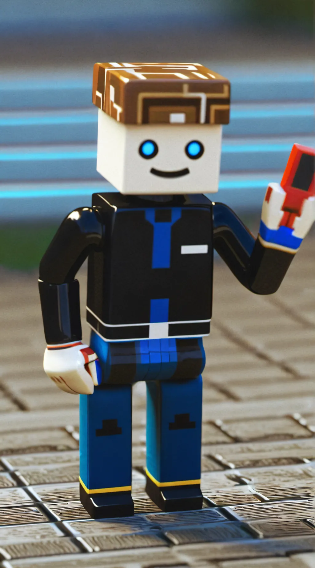 ai character: Bacon AI background