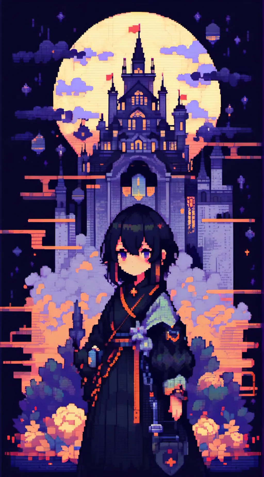 ai character: Uzi Plushie background