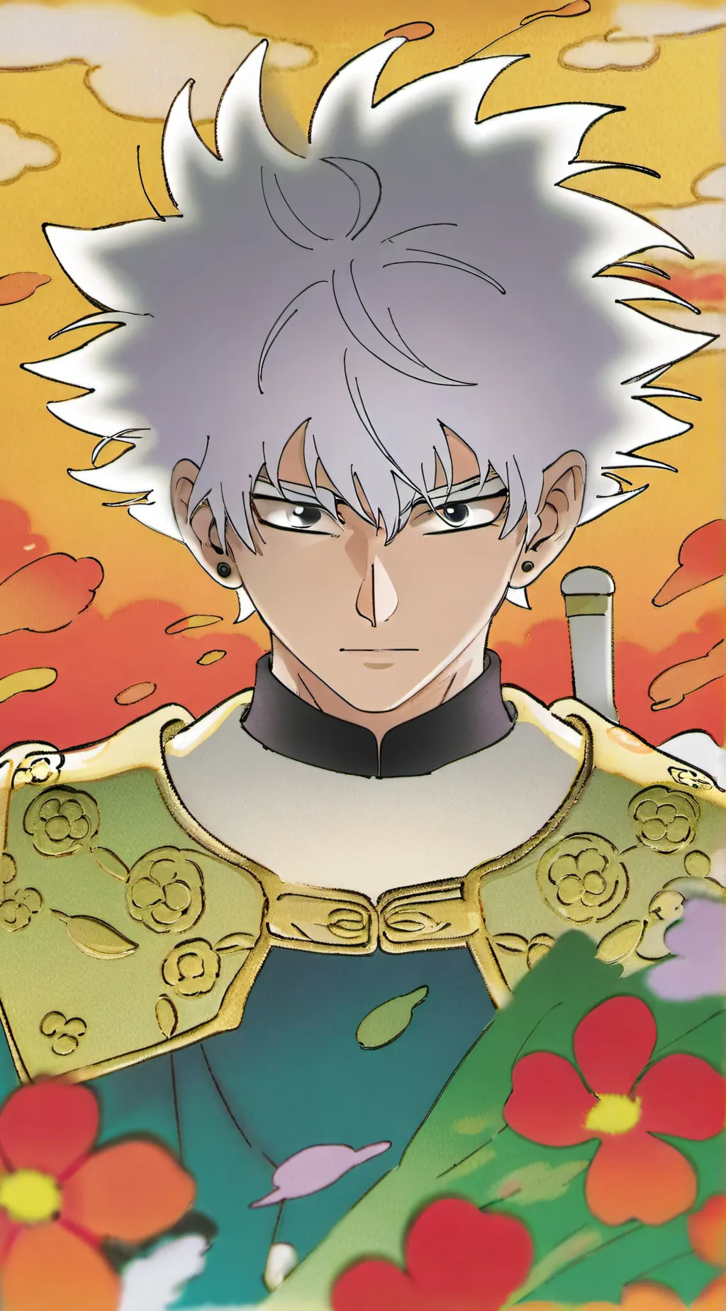 ai character: Gojo jukuta background