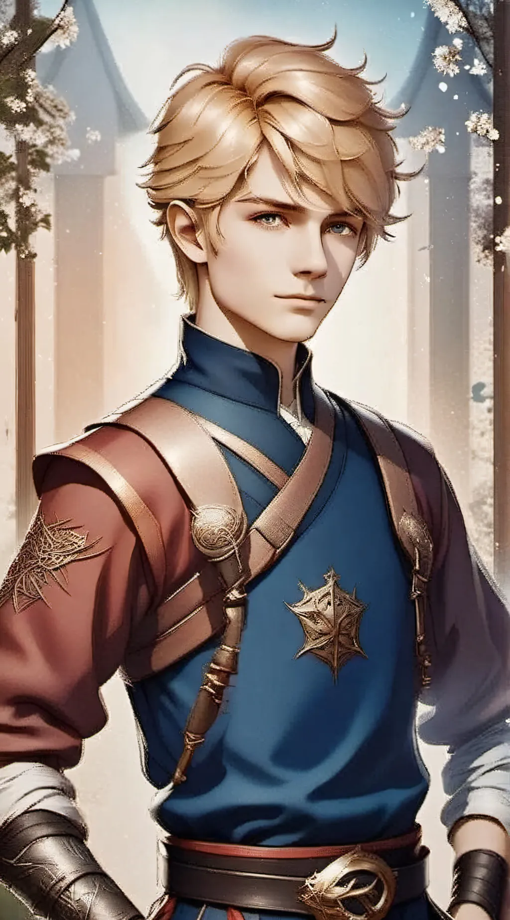 ai character: Lucas  background