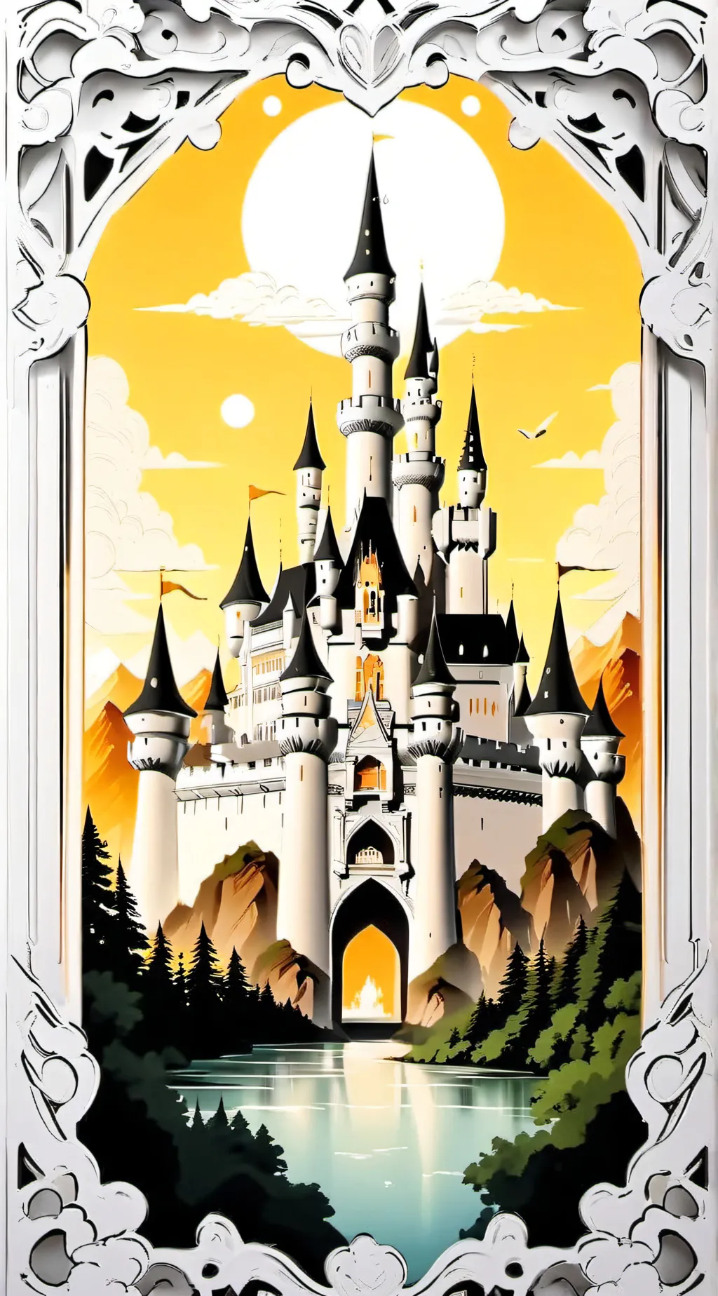 ai character: Hogwarts...  background