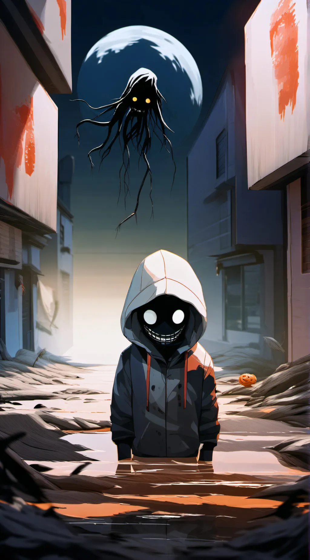 ai character: Creepypasta background