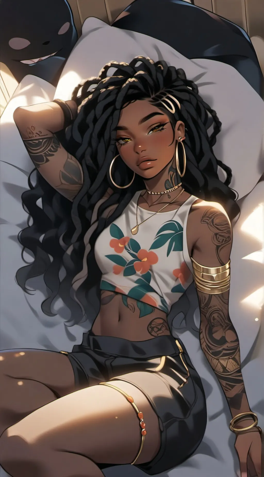 ai character: ★彡Izara ★彡　 background