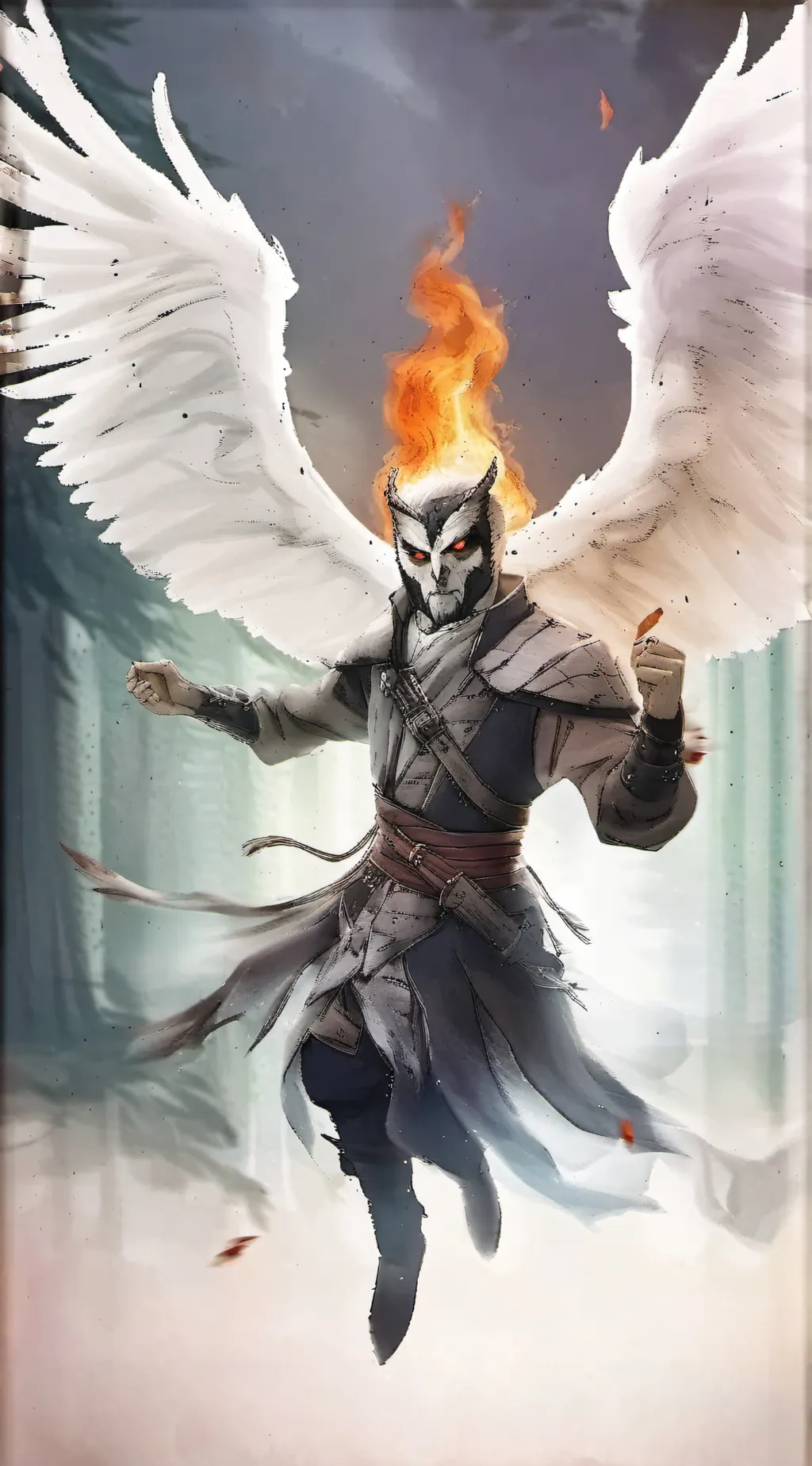 ai character: My OC king background