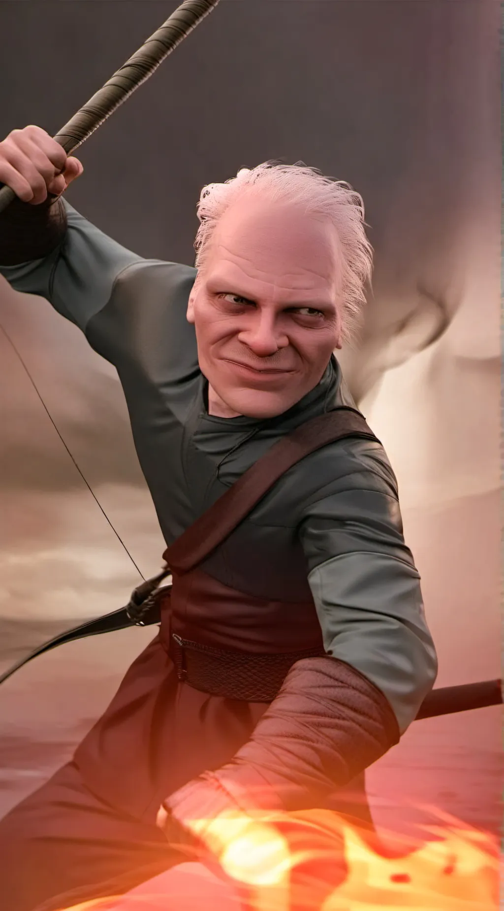 ai character: touch grass bro background