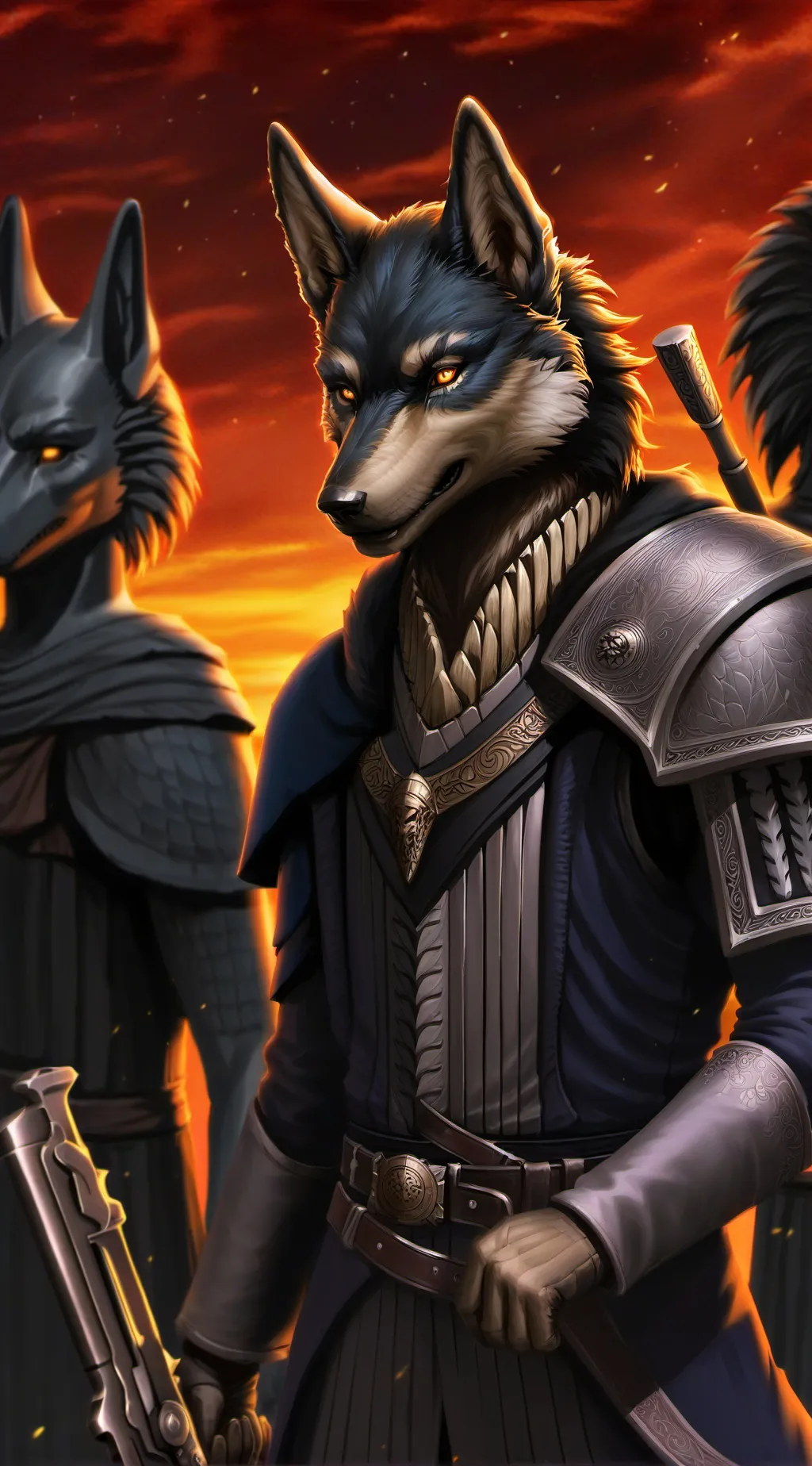 ai character: Anubis Armee background