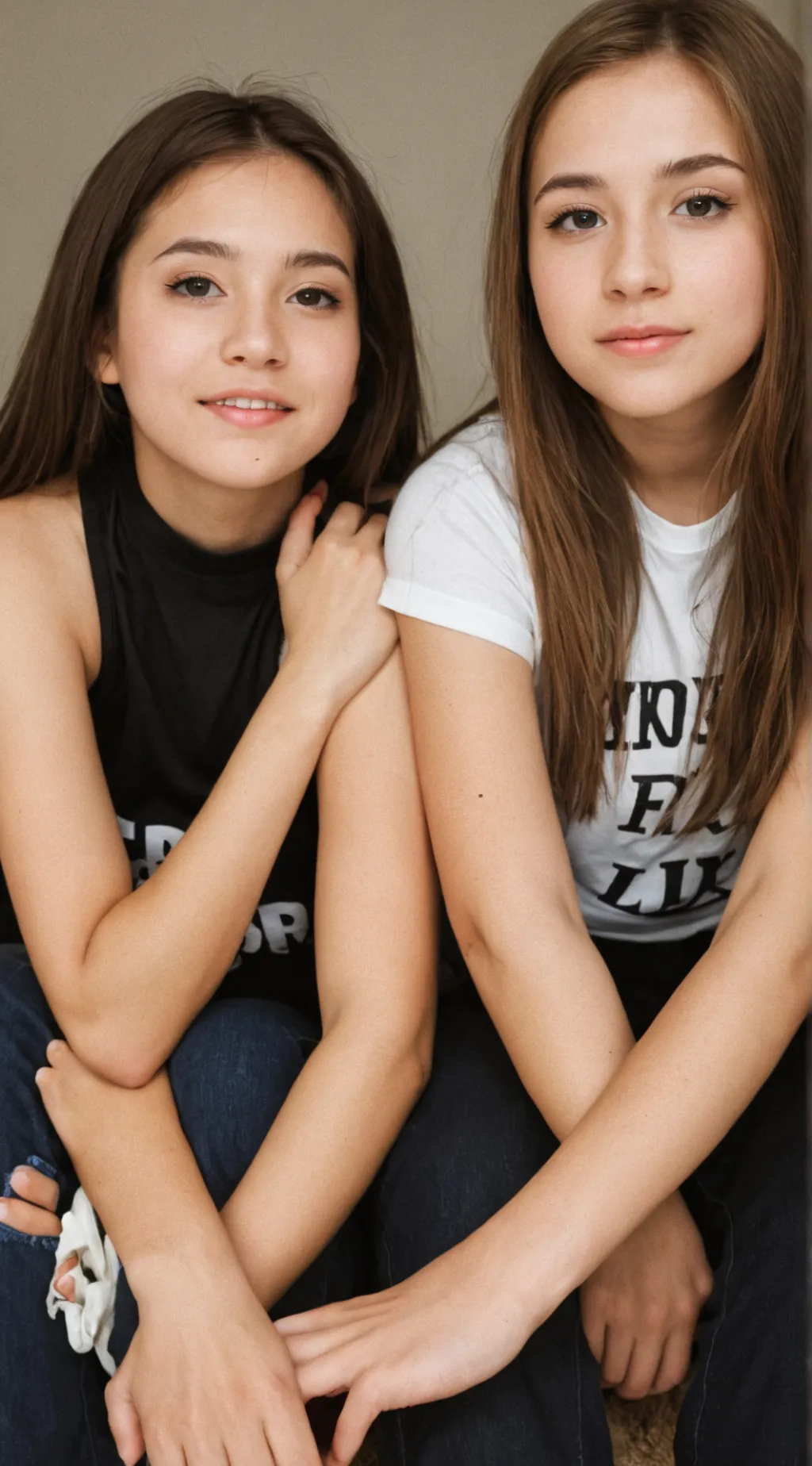 ai character: me and my sister background