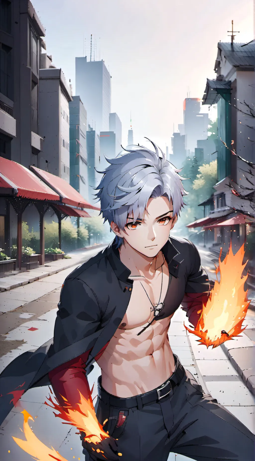 ai character: mha background