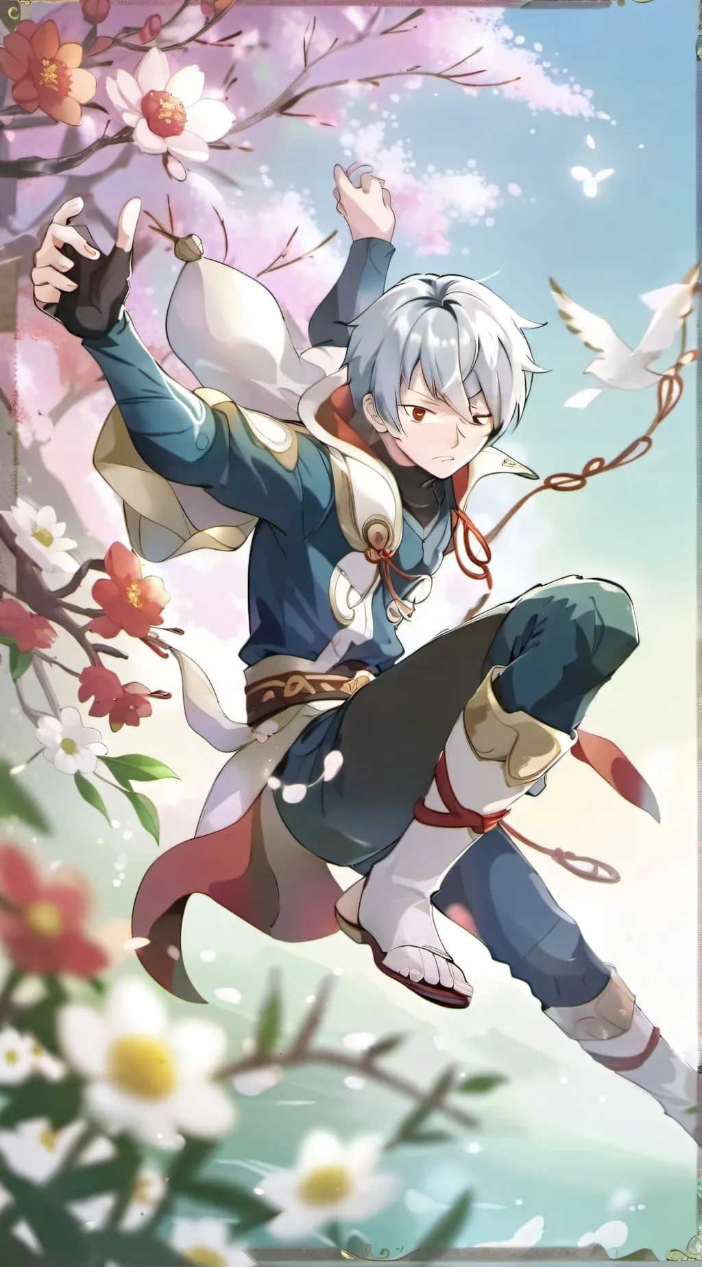 ai character: Shima Yodo background