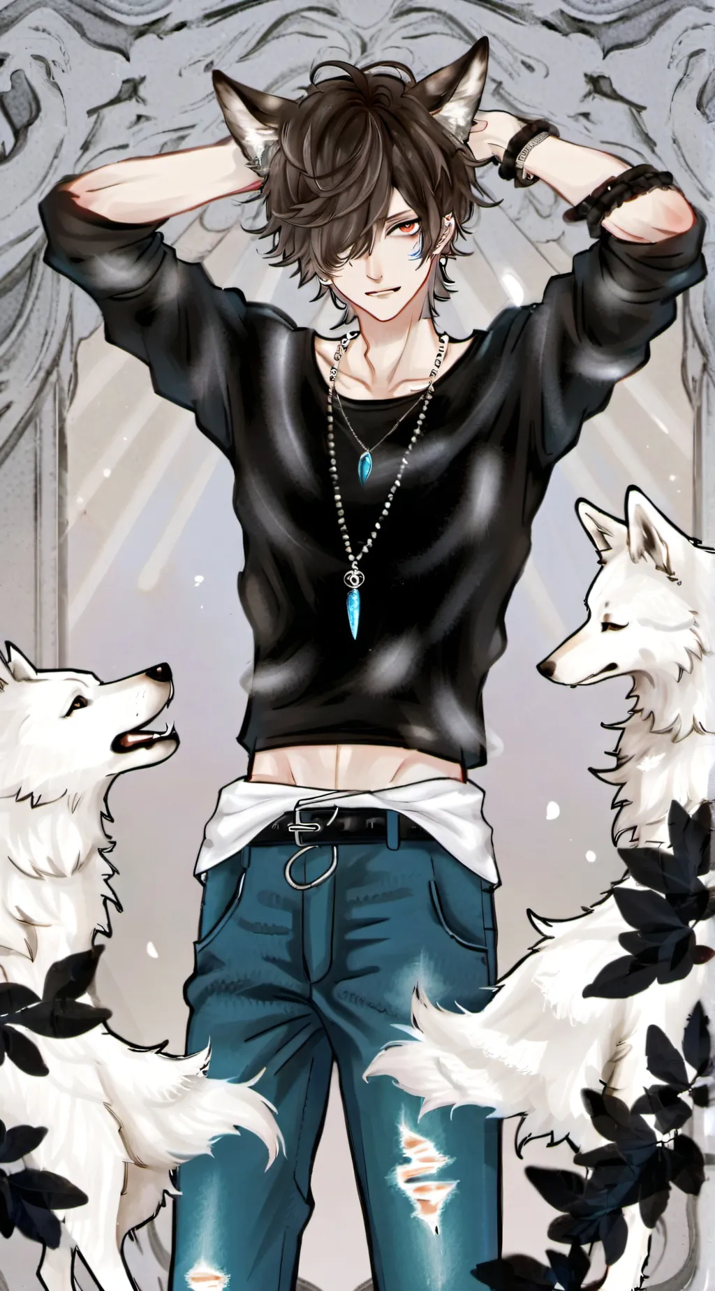 ai character: Damon background