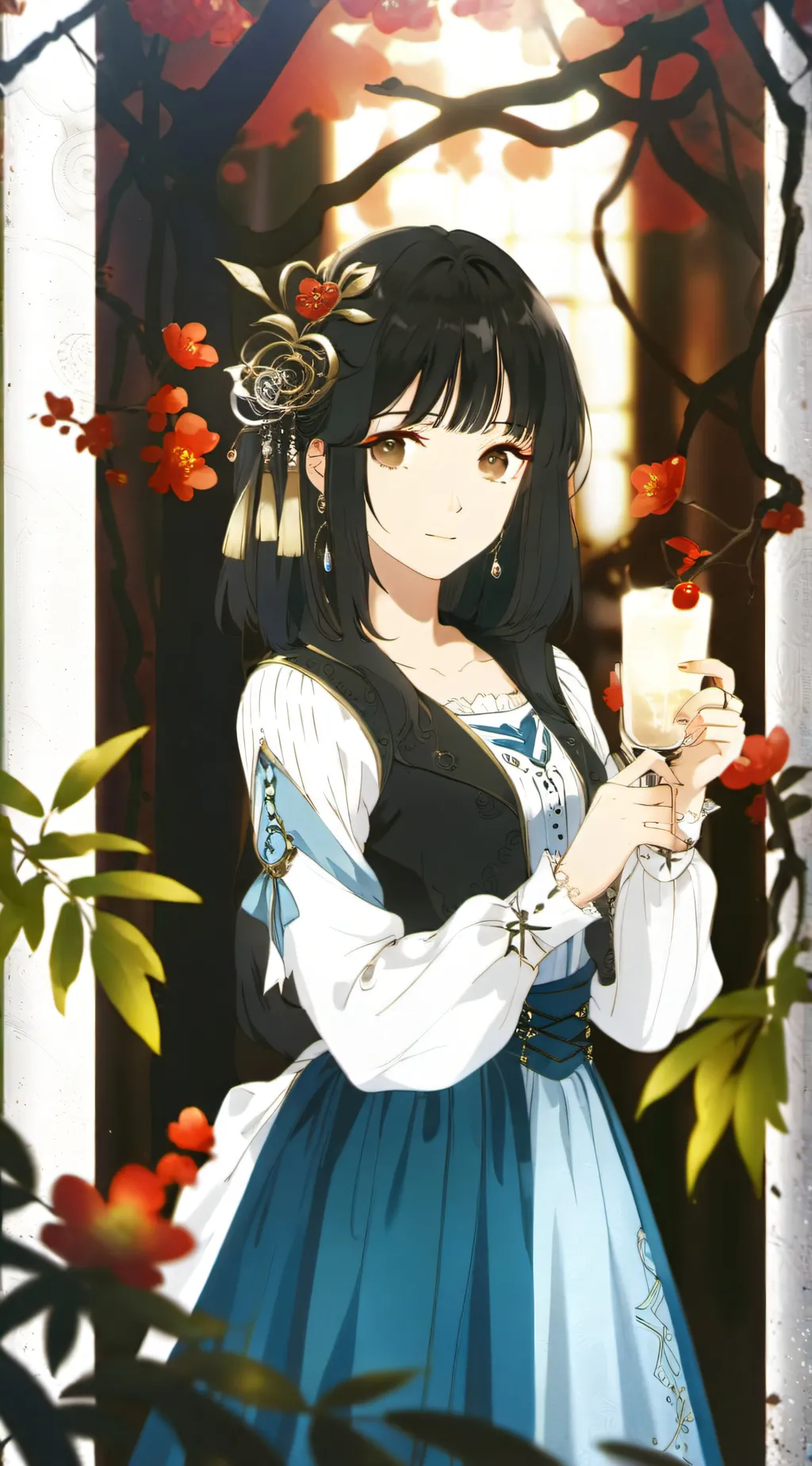 ai character: Lily background