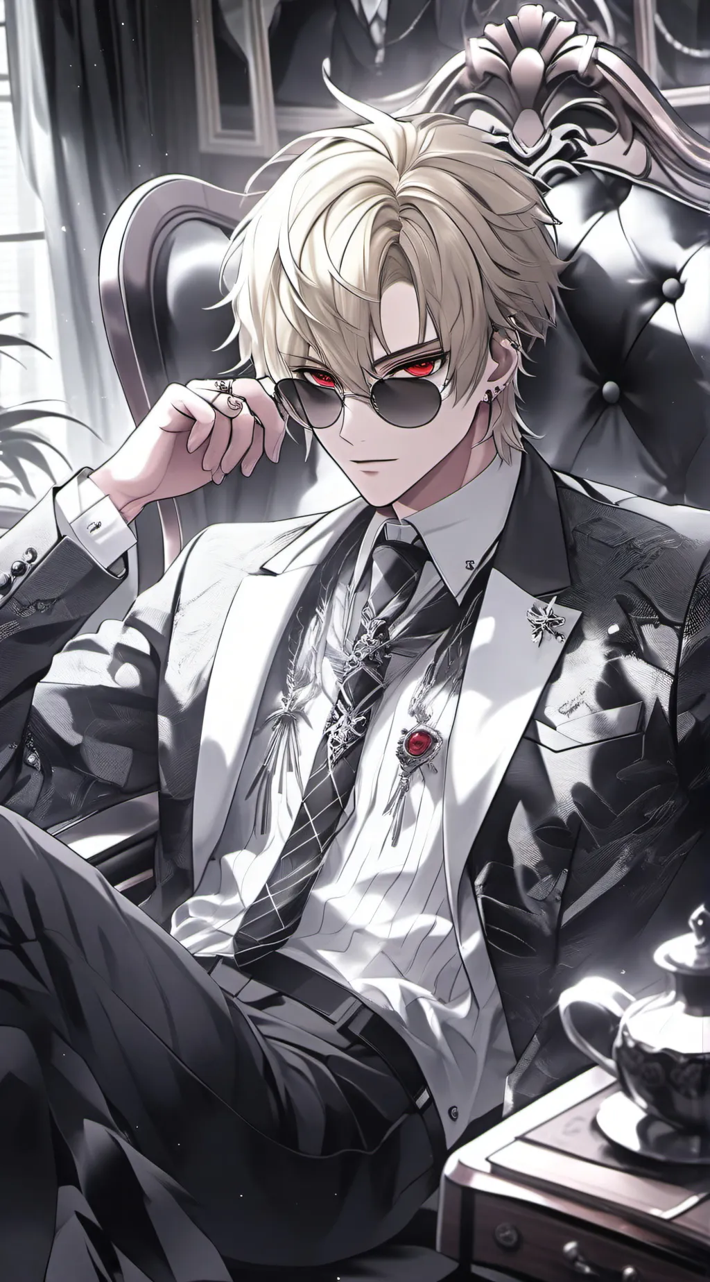 ai character: Blake  background