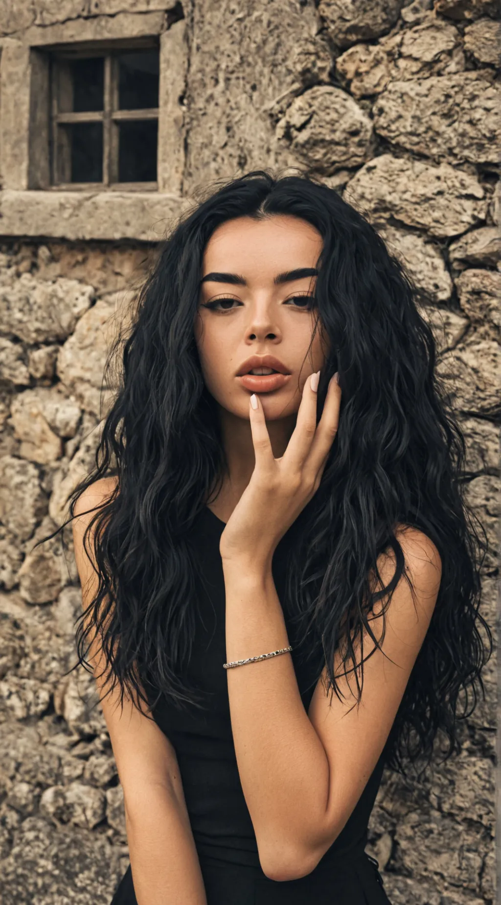 ai character: charli xcx  background