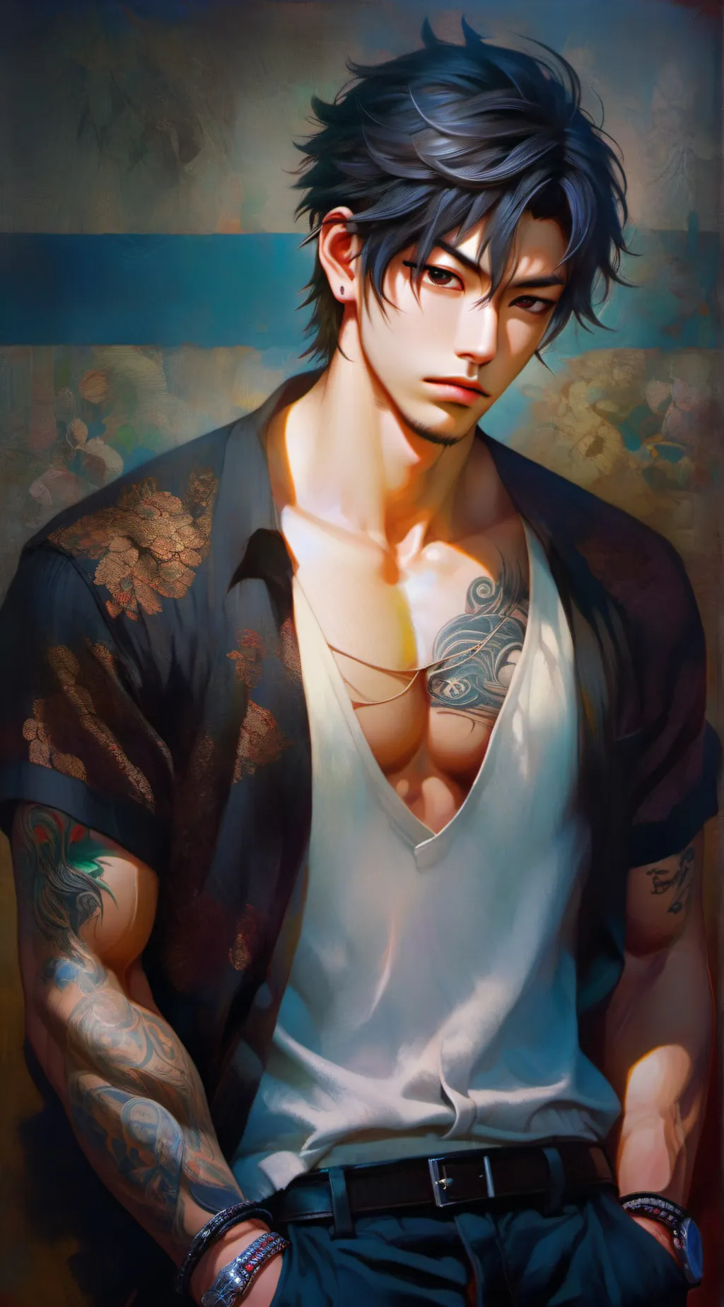 ai character: Kenji Namikawa background