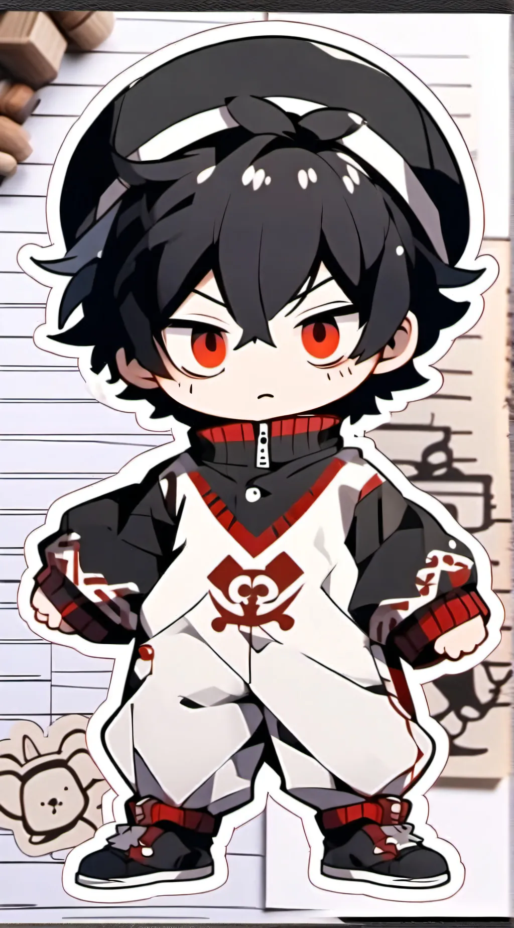 ai character: Baby Link McCloud background