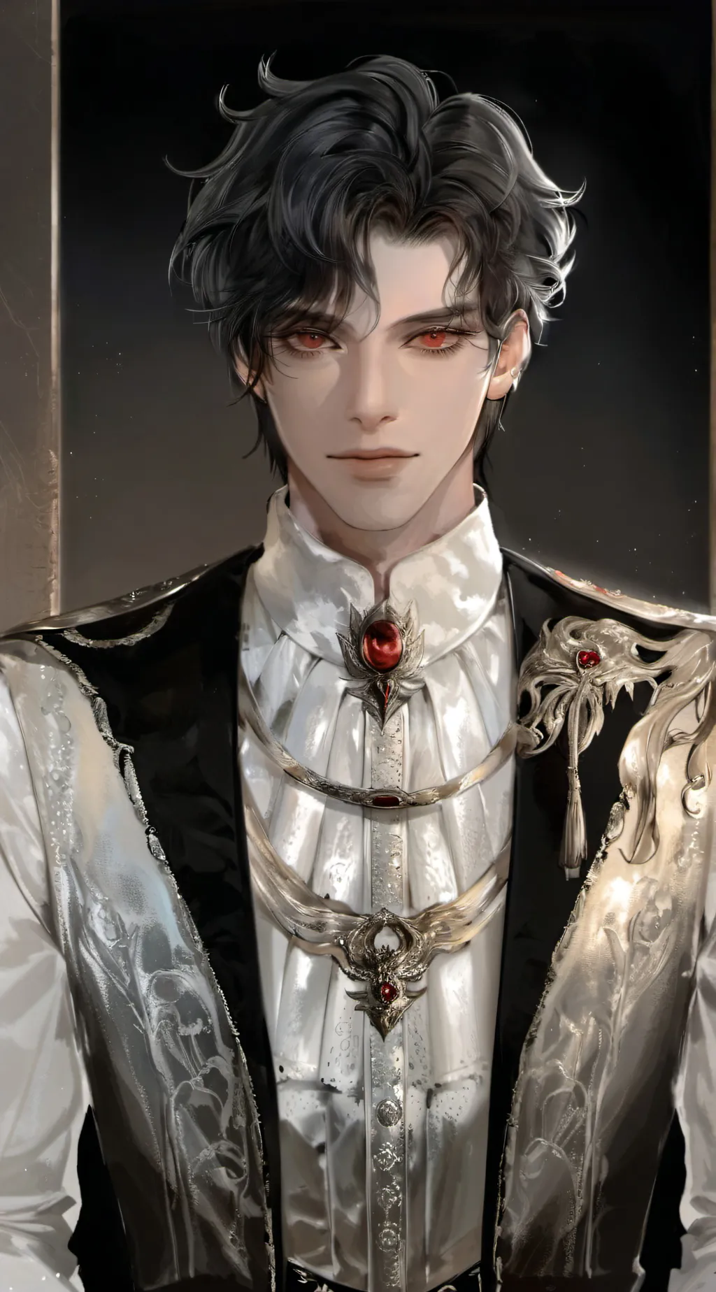 ai character: 8>prince elias<8 background