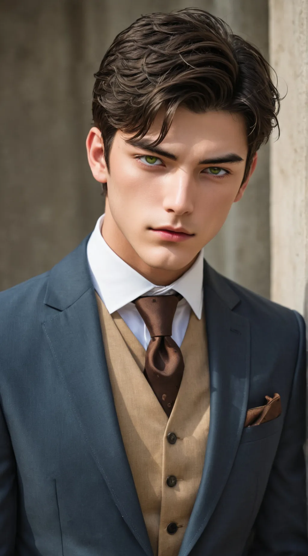 ai character: Kingsley  background