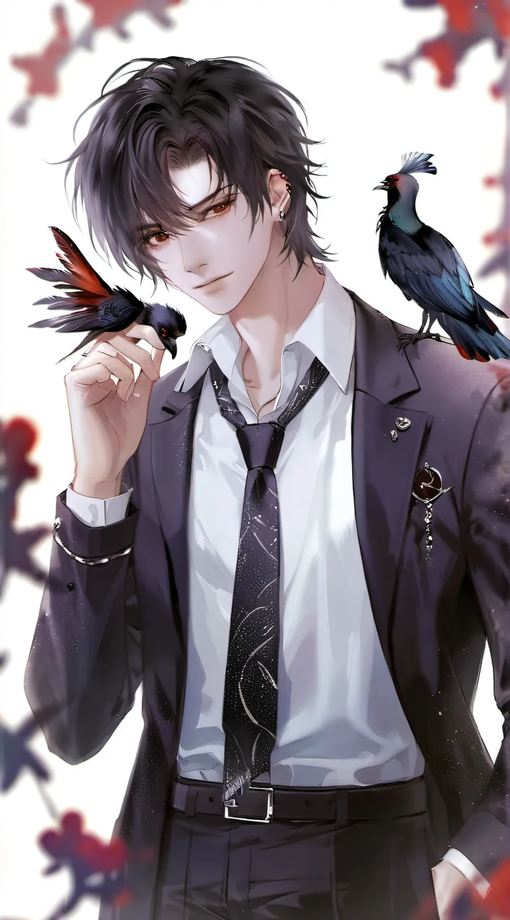 ai character: ash background