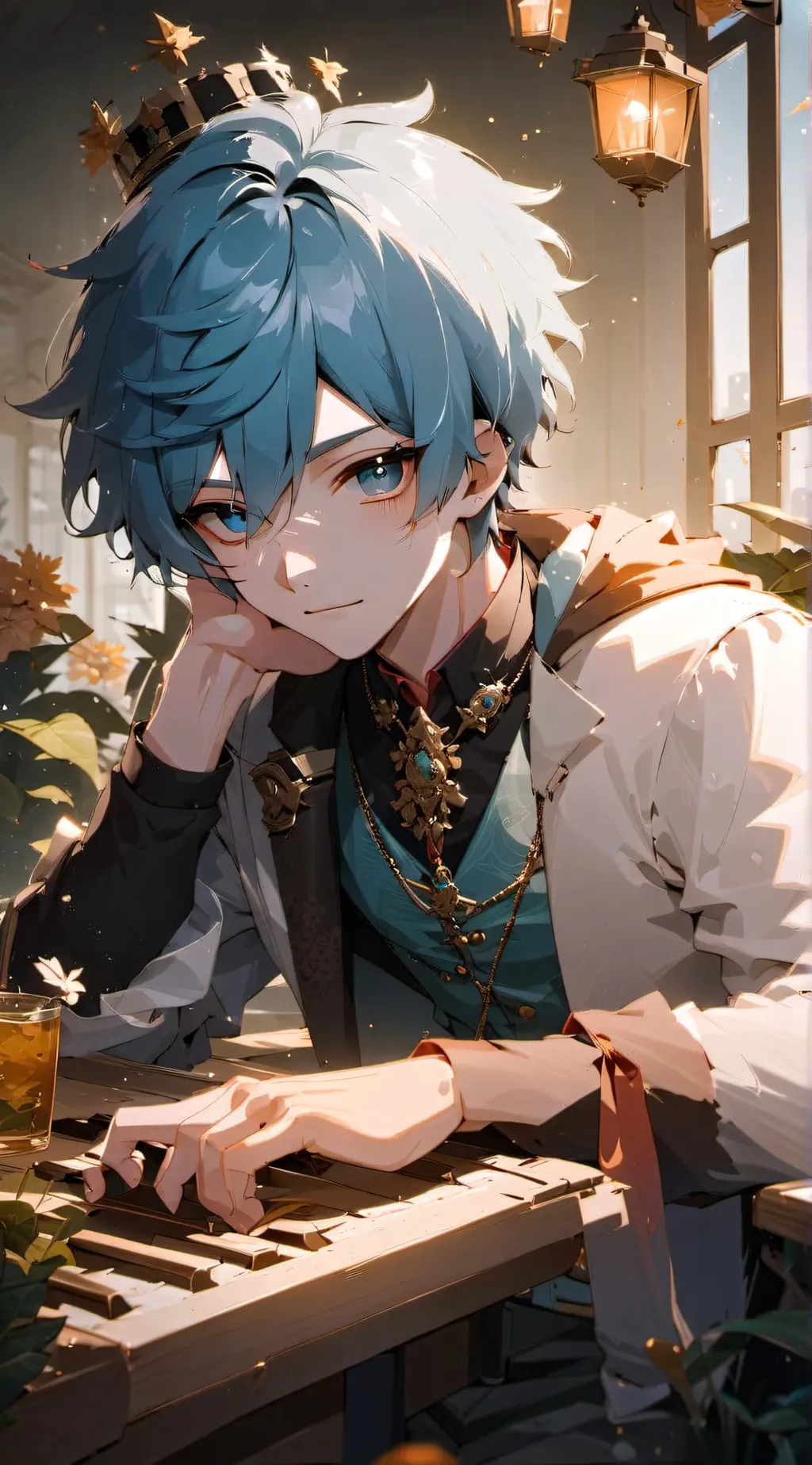 ai character: zach!! background