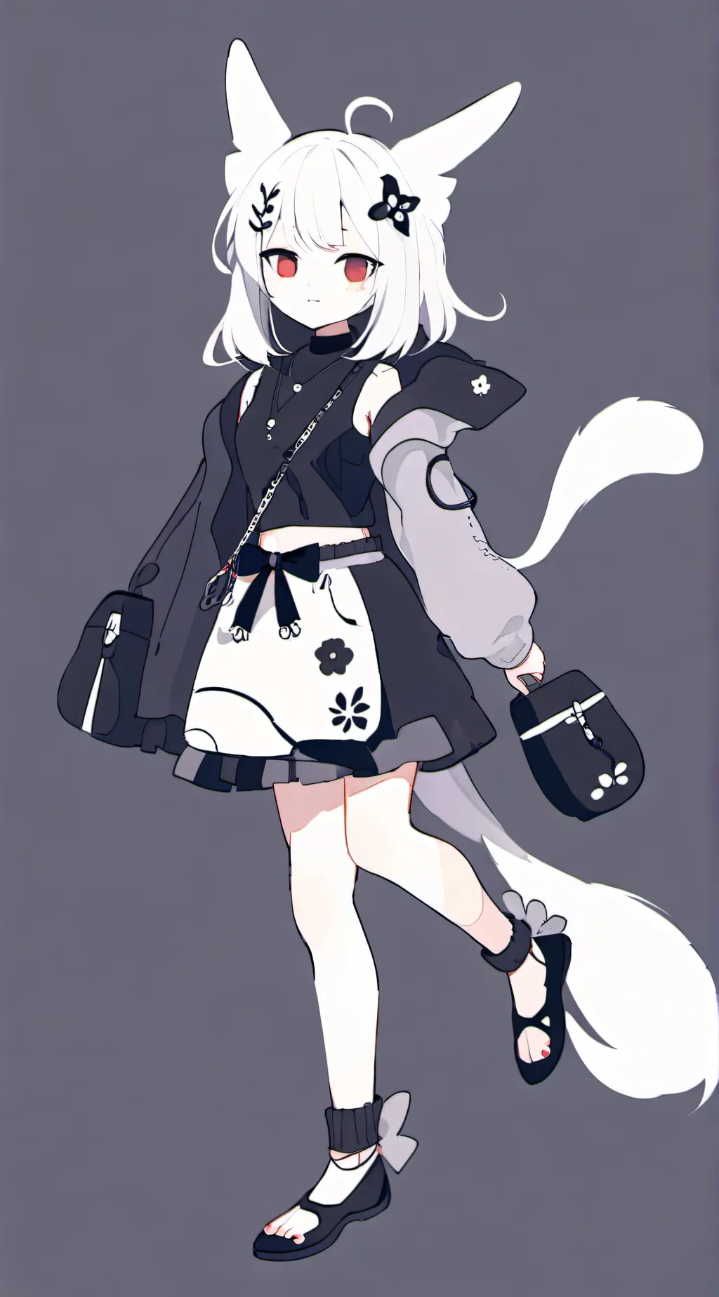 ai character: {🖤Snow🥀} background