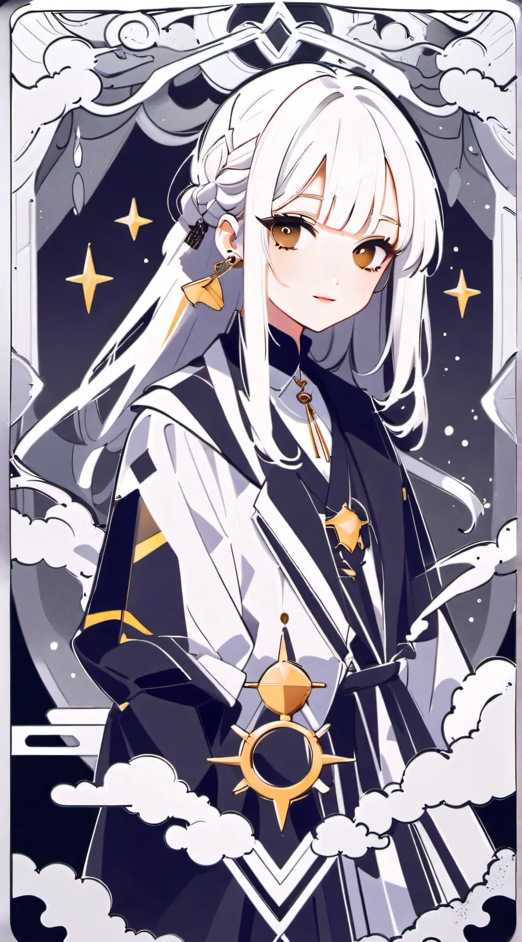 ai character: Luna background