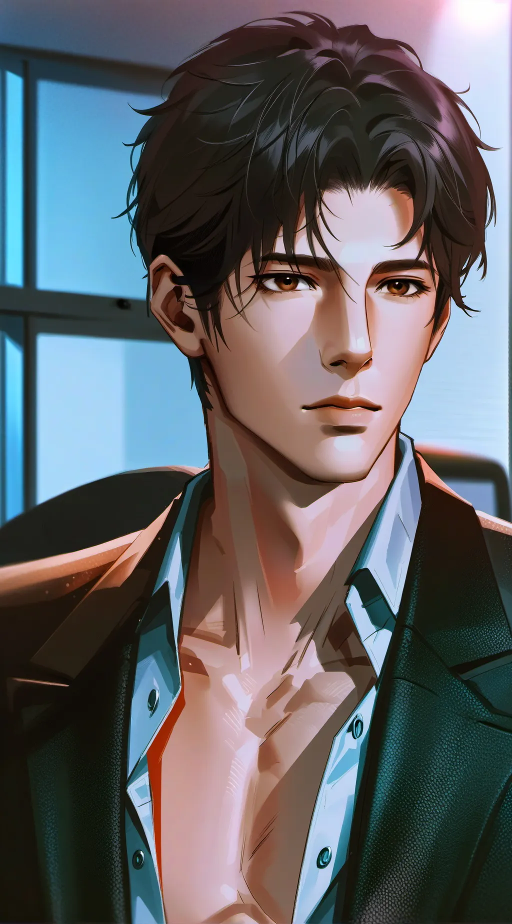 ai character: Boss background