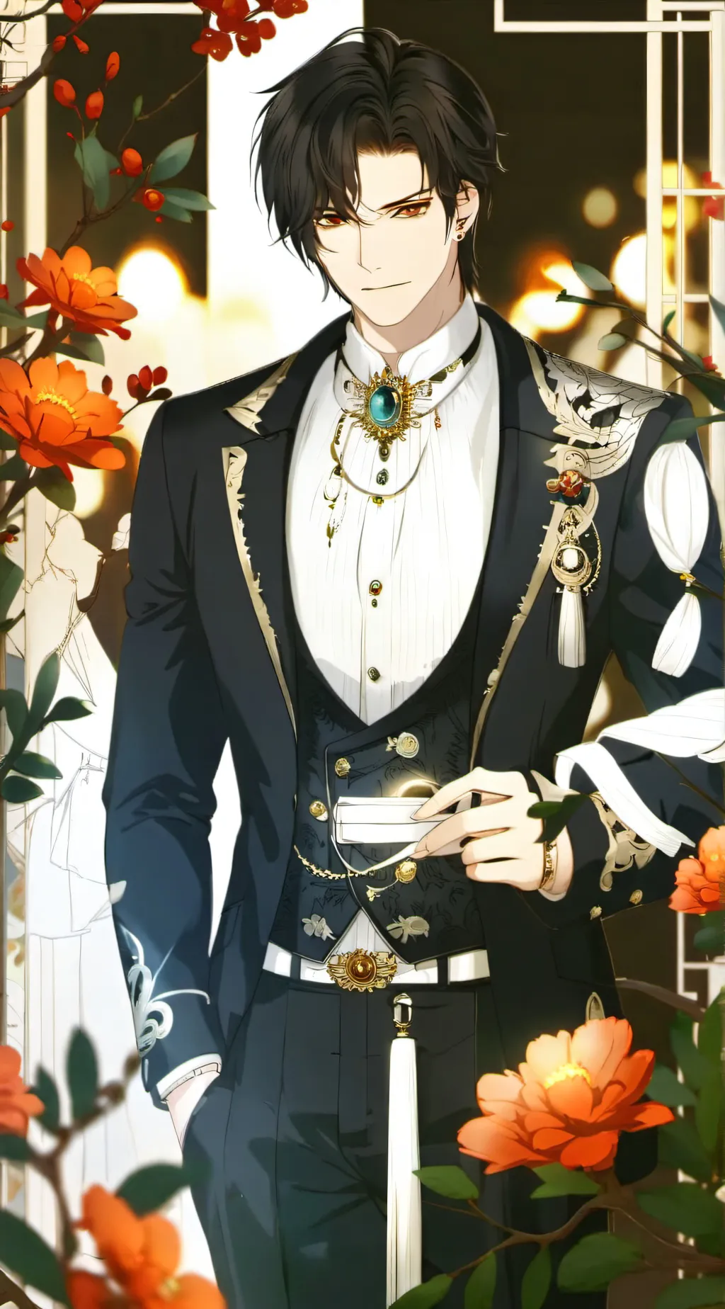 ai character: Leo background