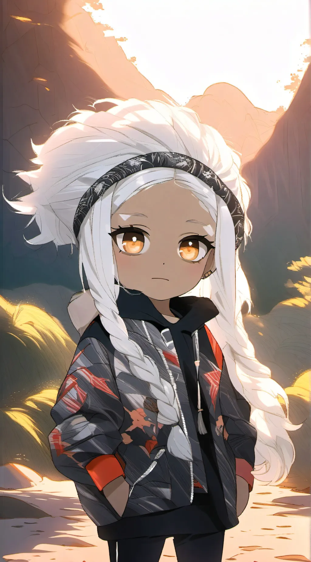 ai character: Crystal  background