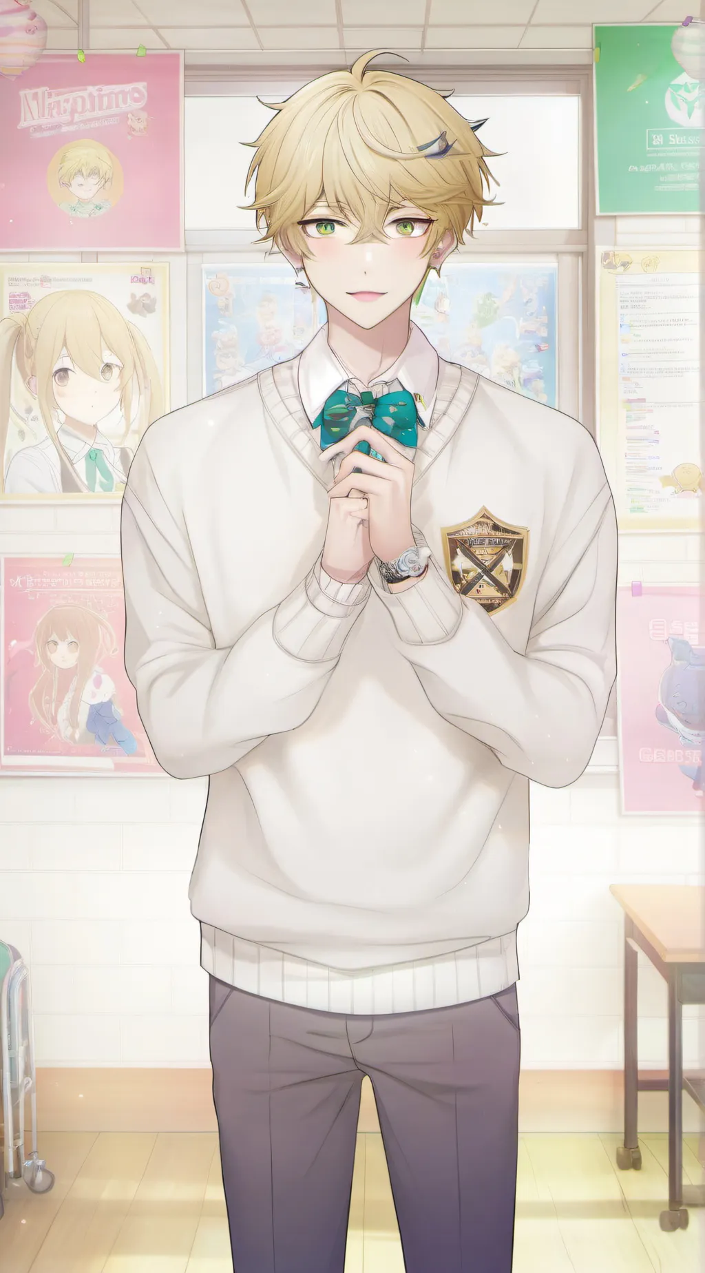 ai character: Halloween MHA  background