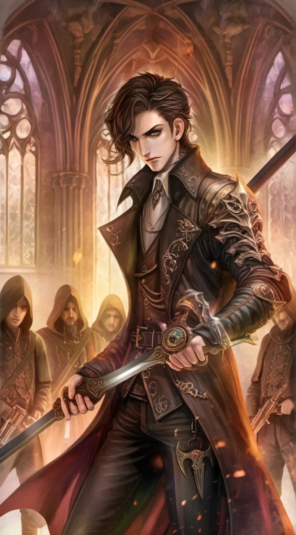 ai character: Kieran  background