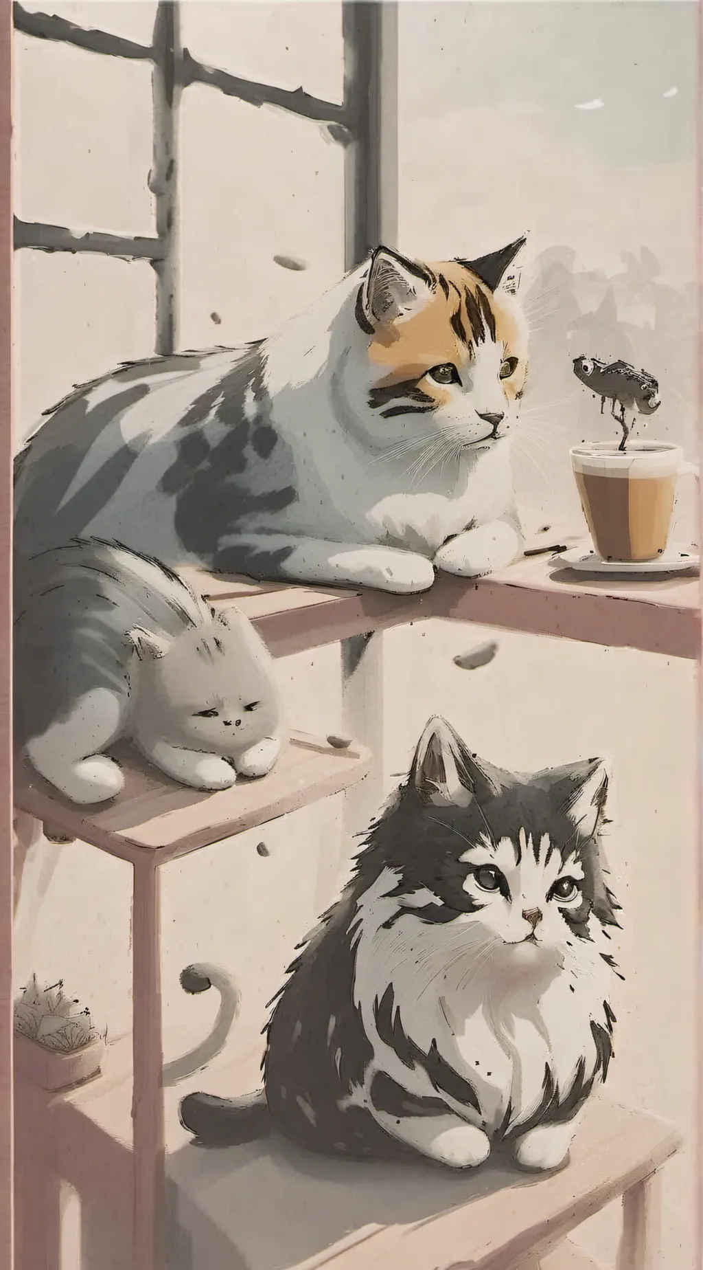 ai character: Cat-burglar background