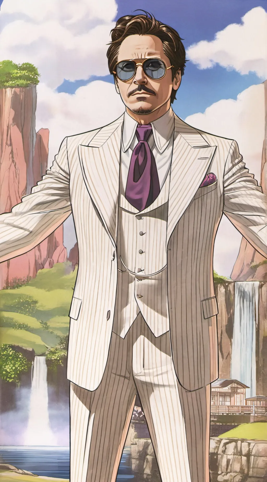 ai character: Tom Dexford Sable background