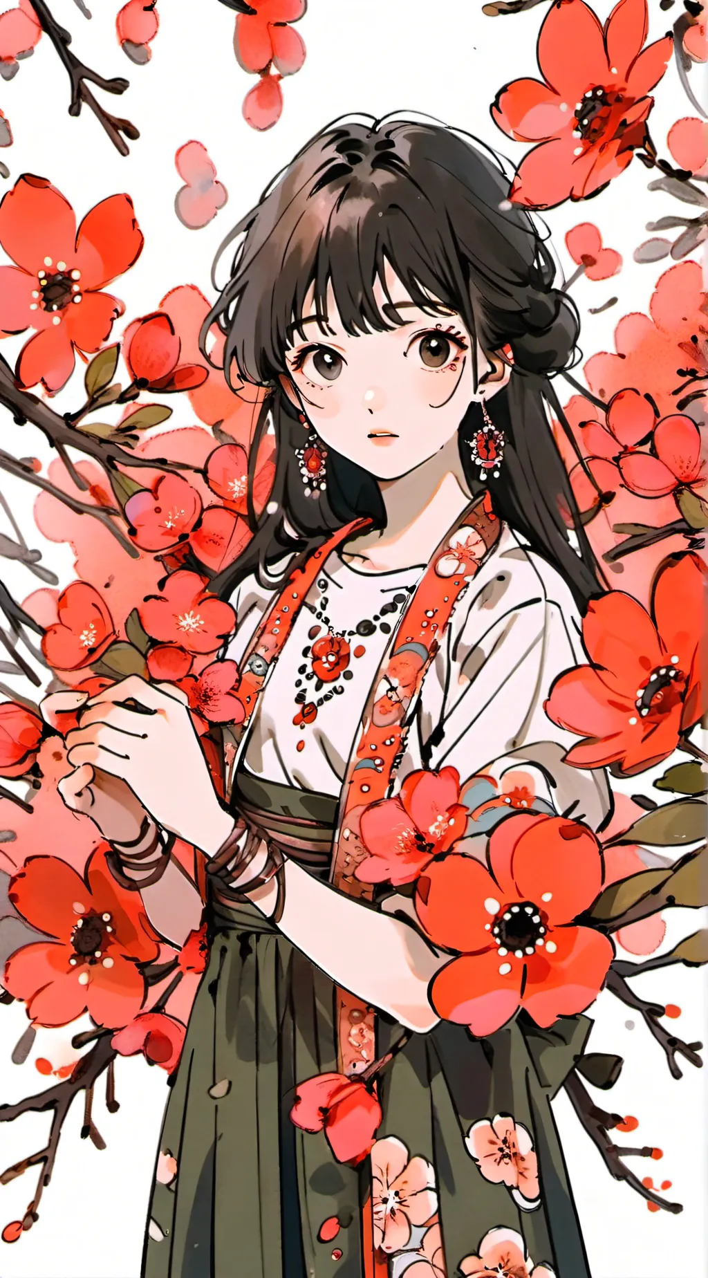 ai character: Mimiko background