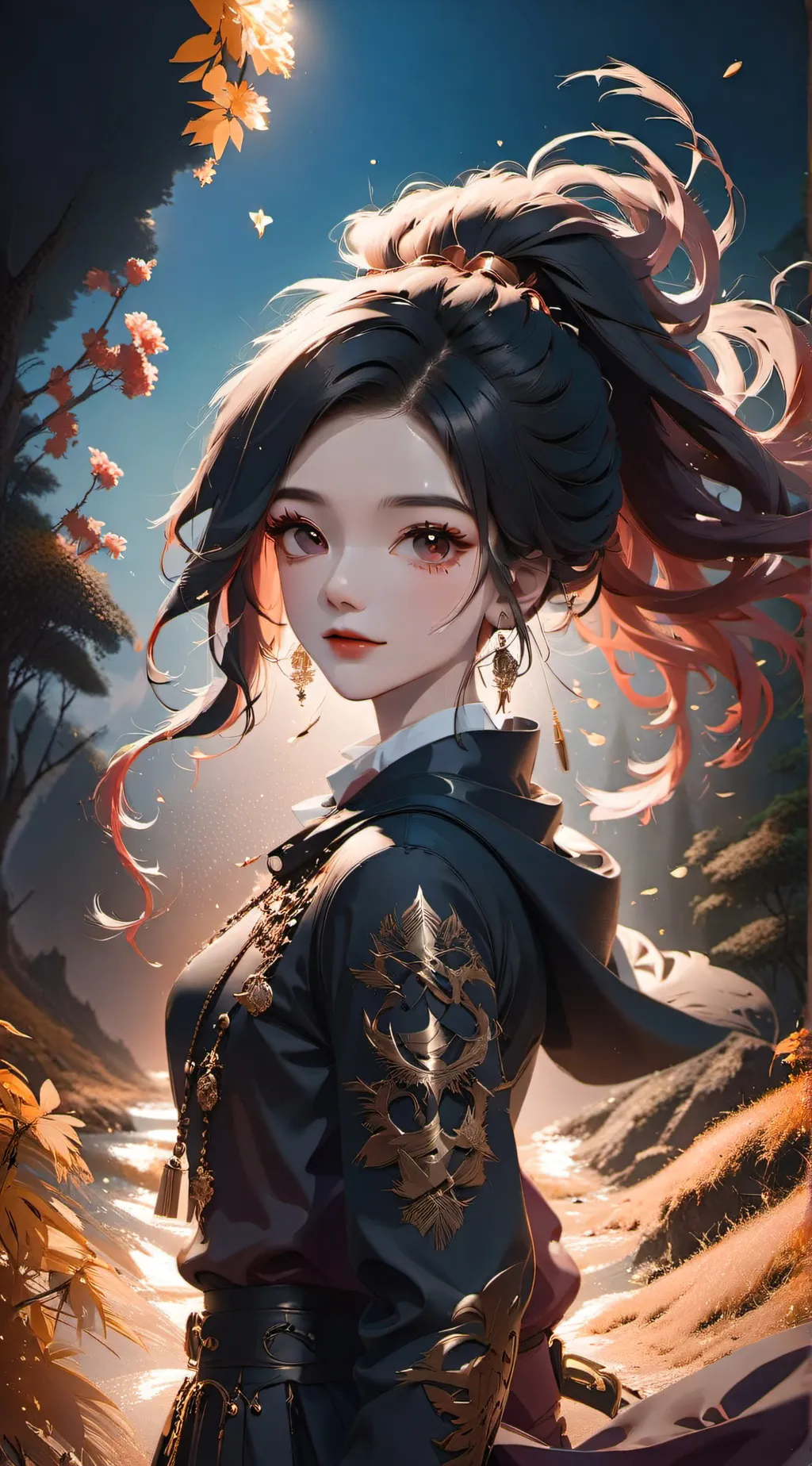 ai character: Kendall  background