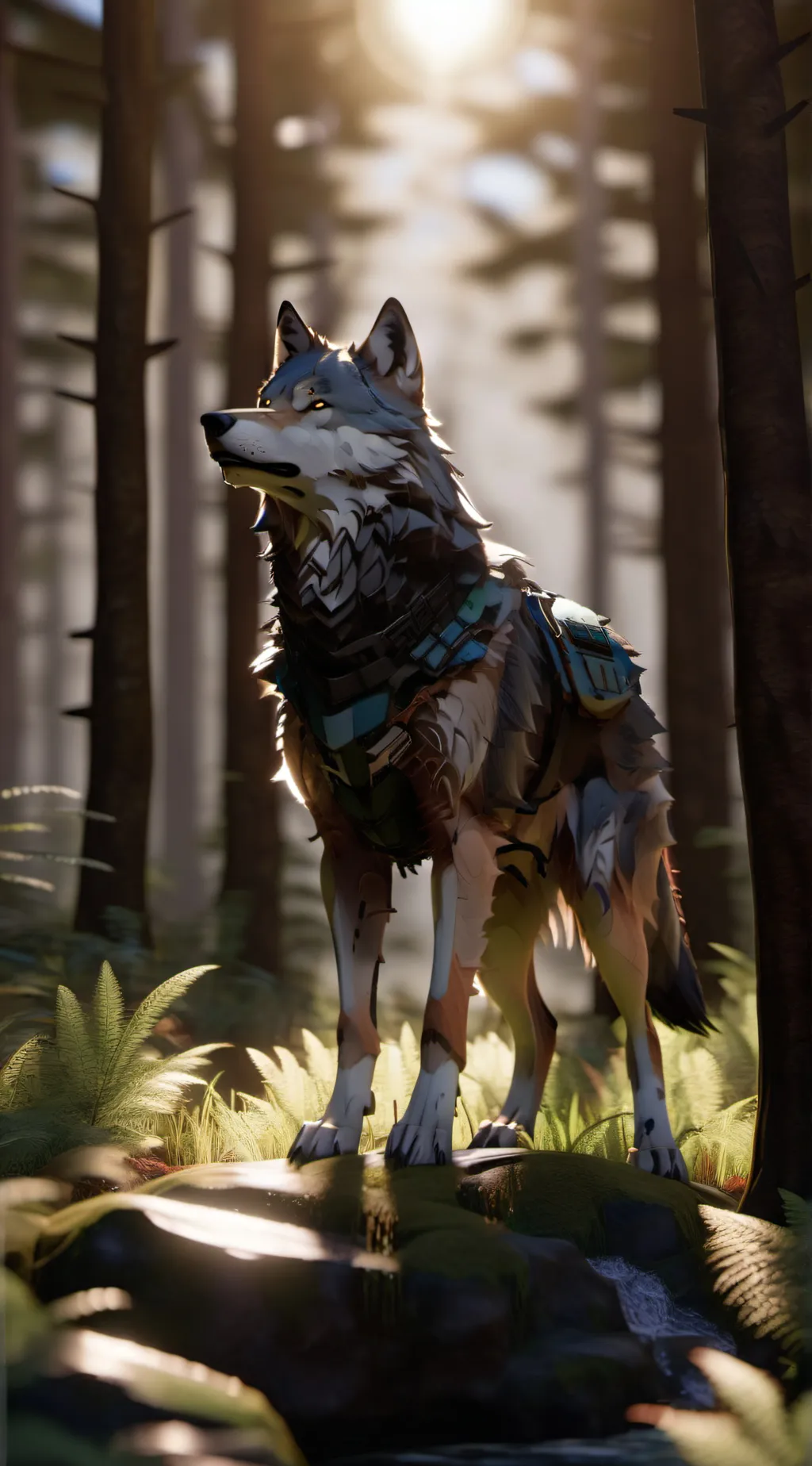 ai character: Gregory saves roxy background