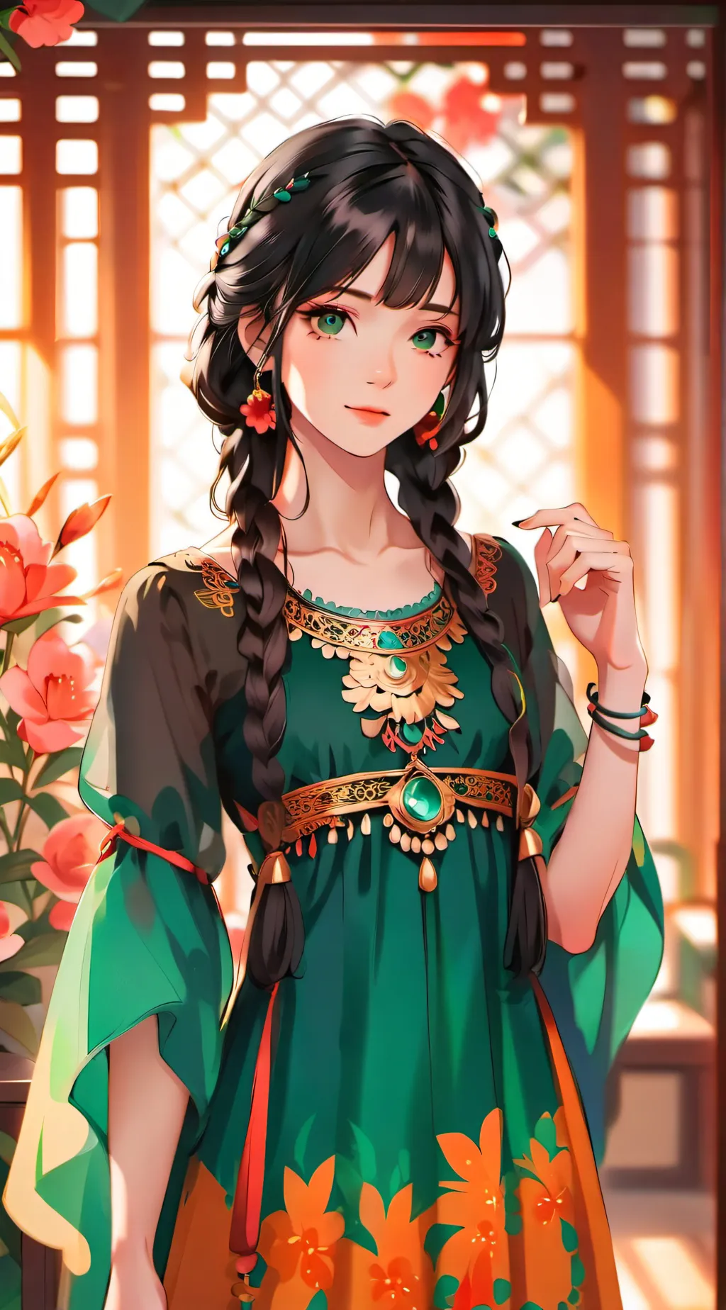 ai character: maria🍫 background