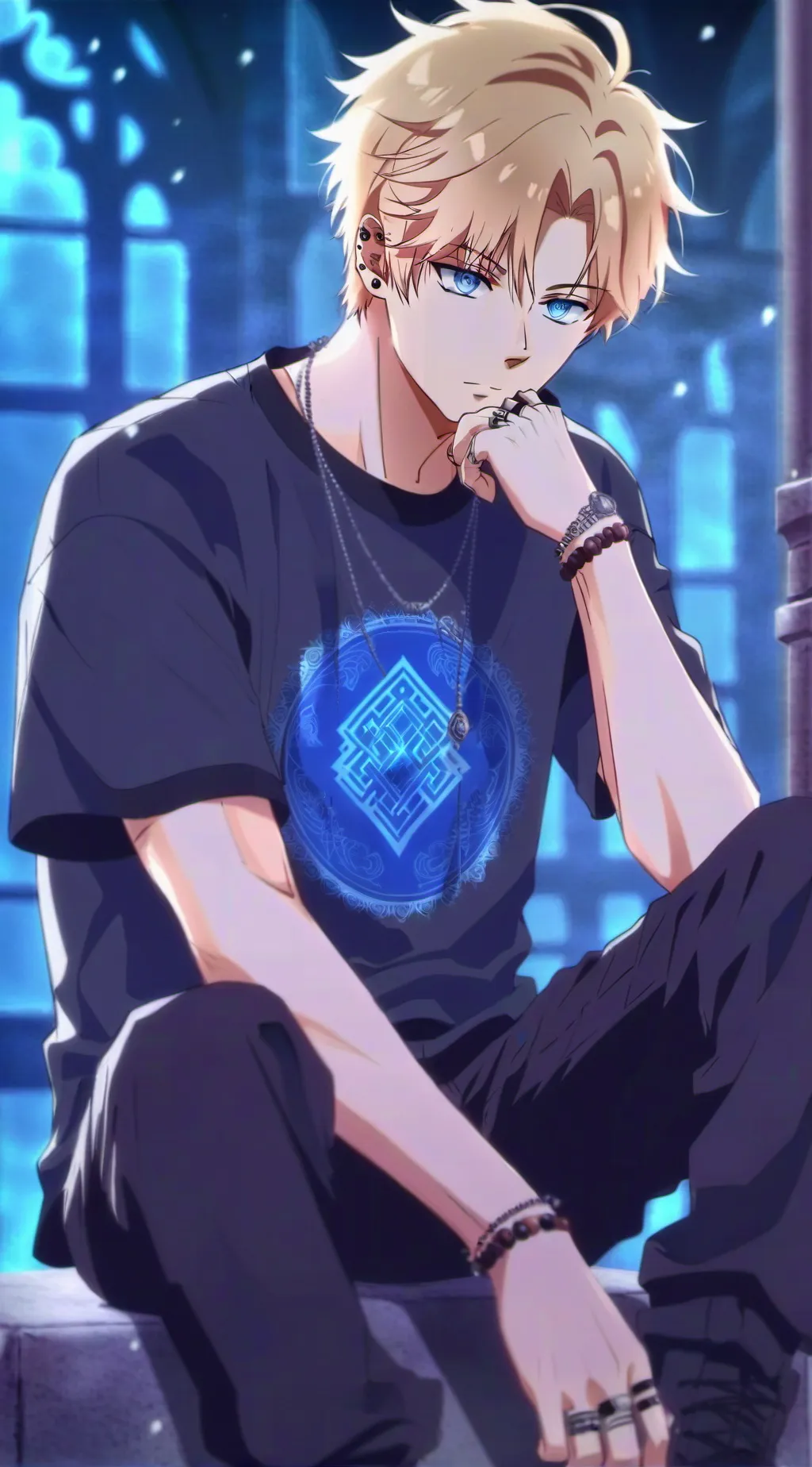 ai character: leo background