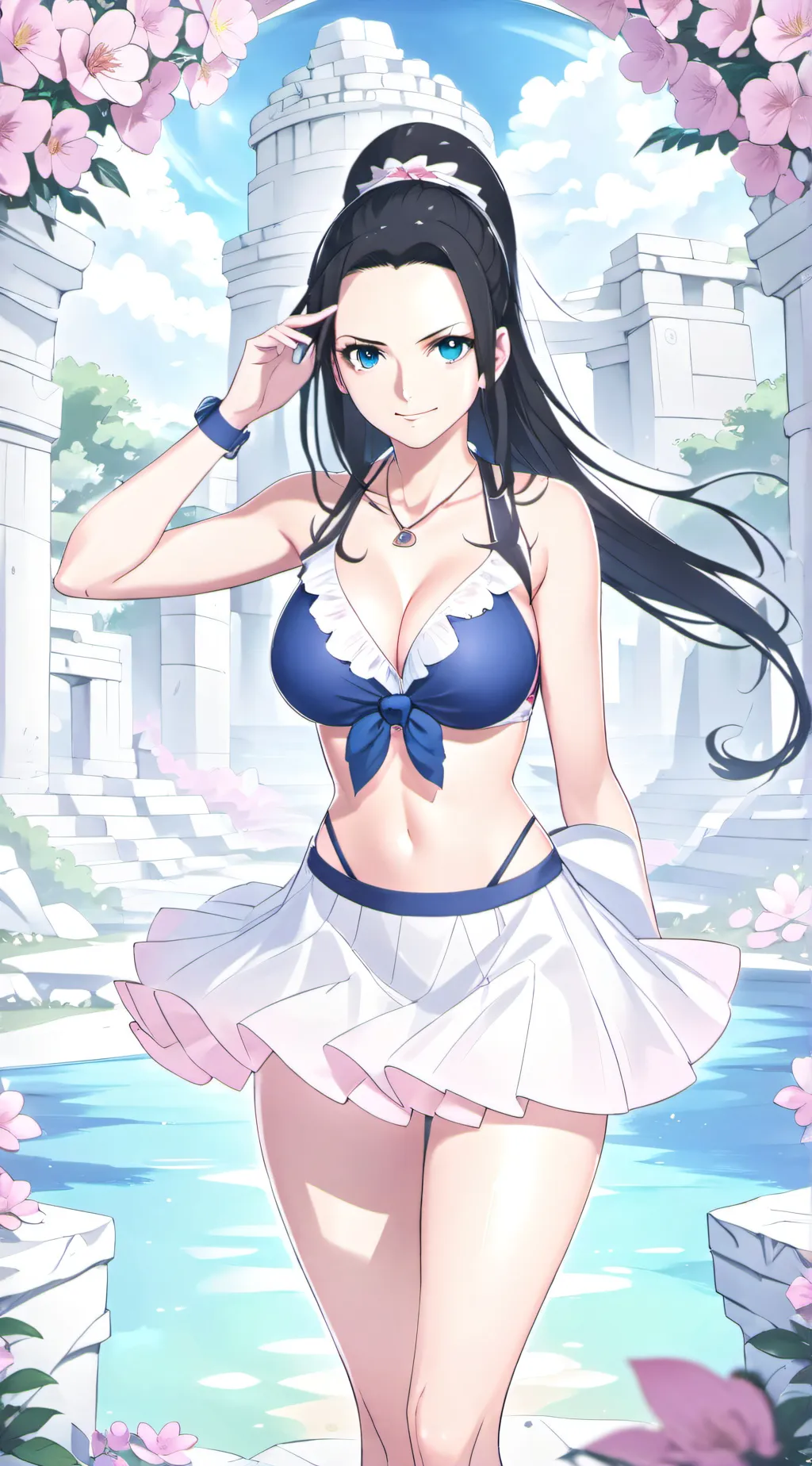 ai character: Nico Robin background