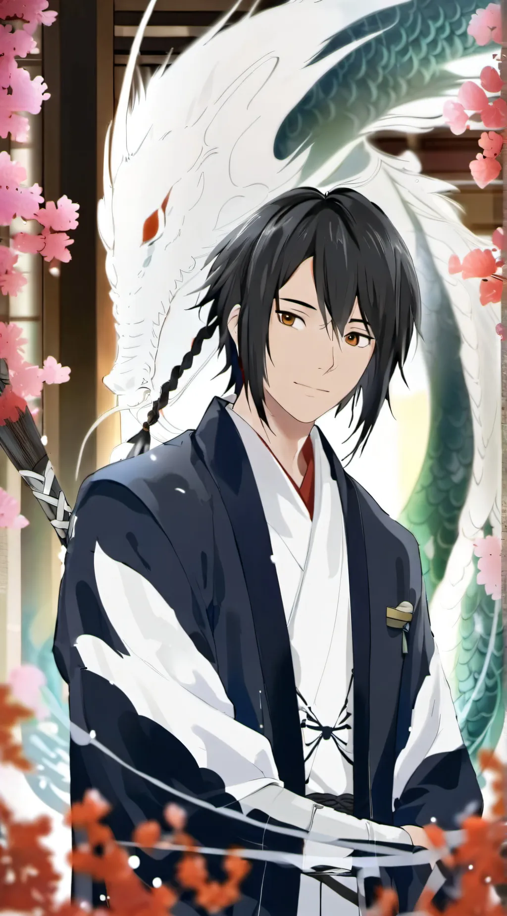 ai character: Haku background