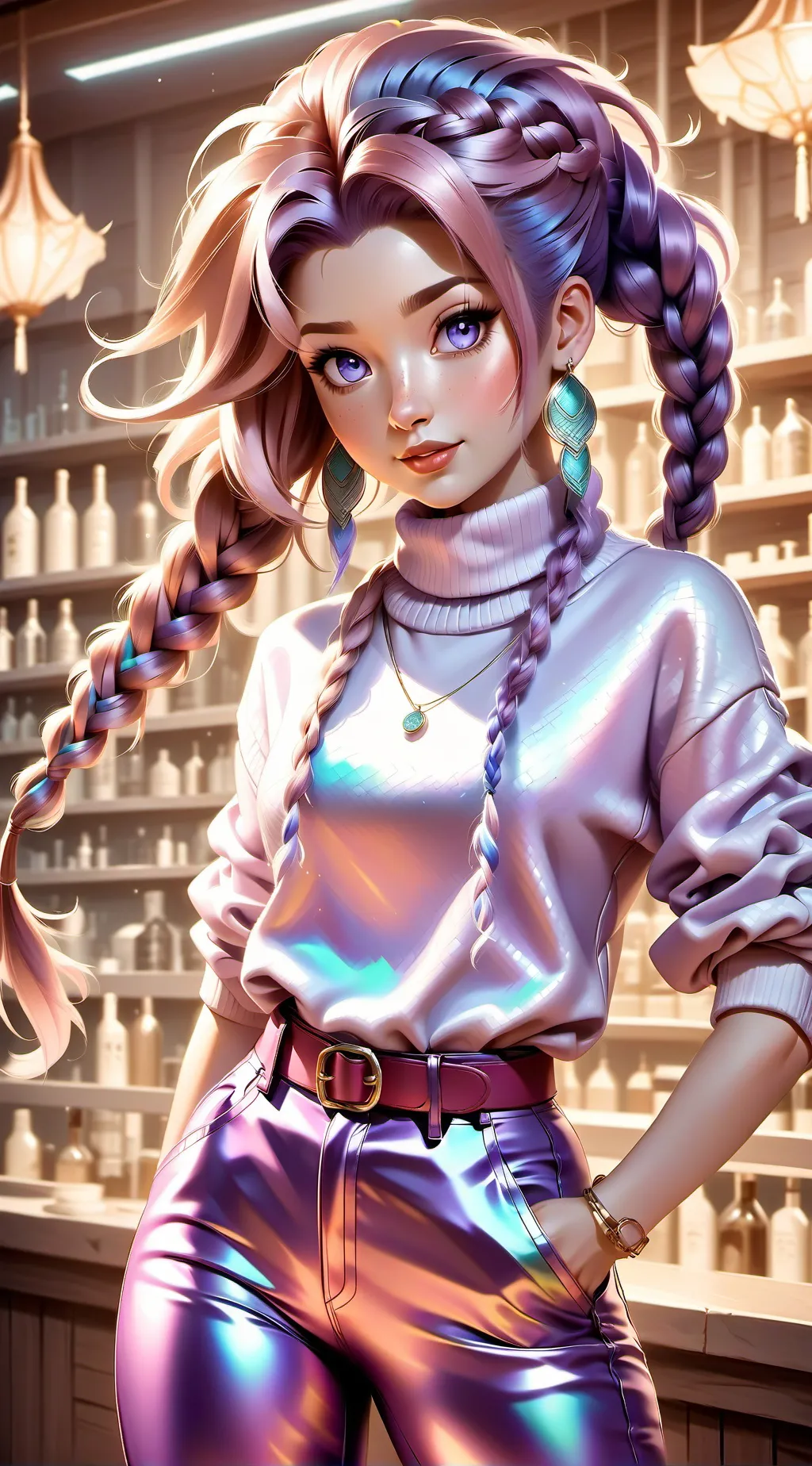 ai character: Melody background