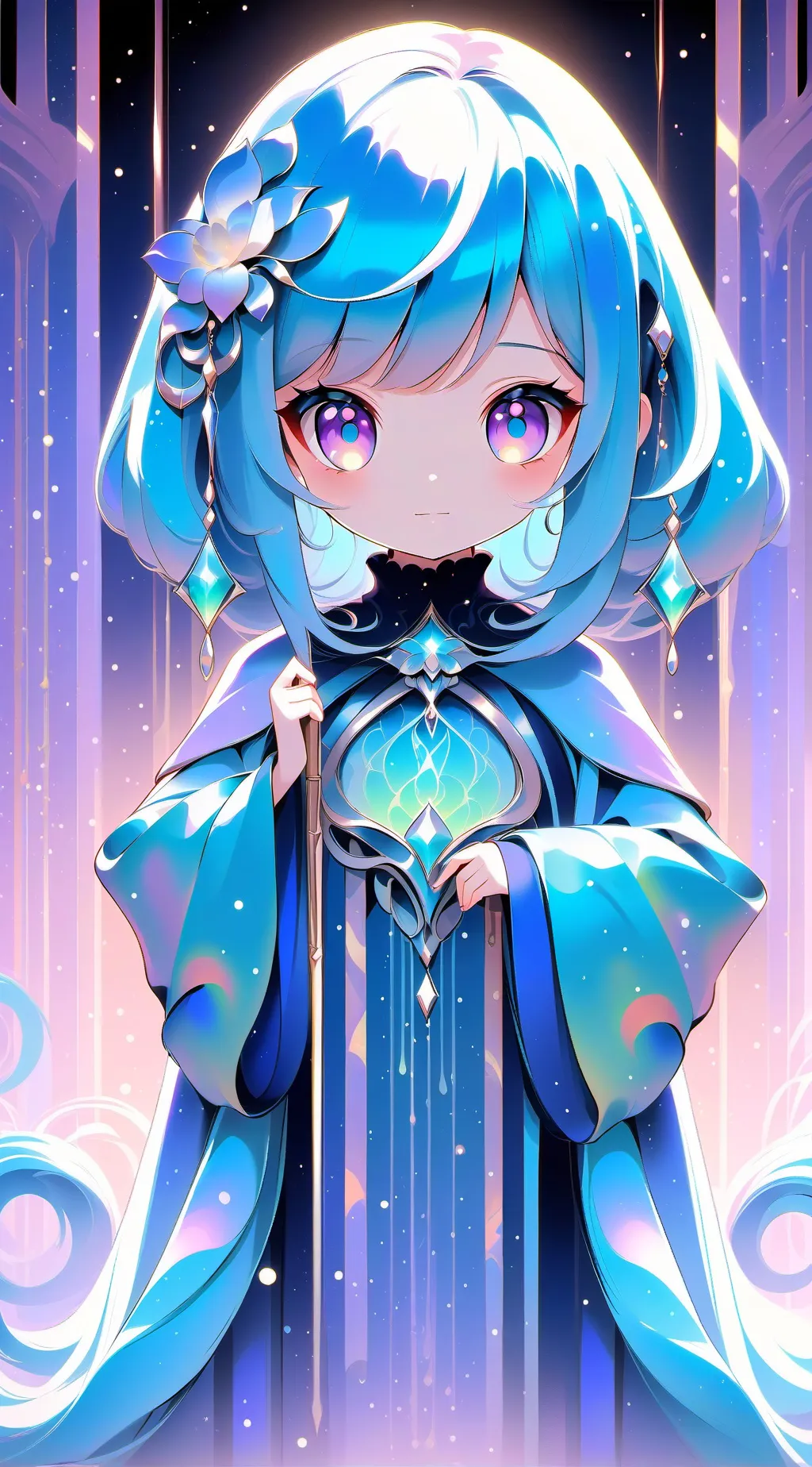 ai character: baby maki background