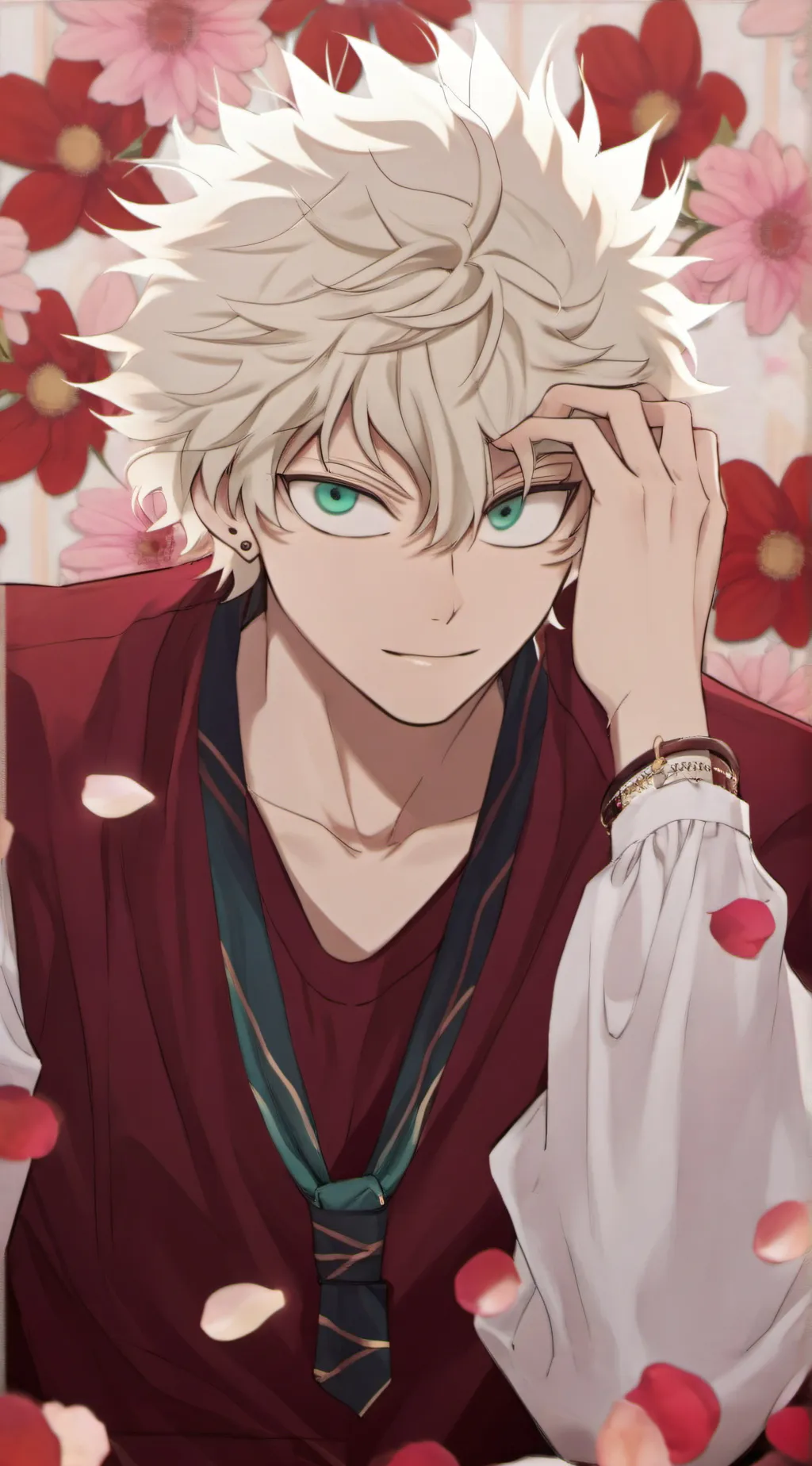 ai character: Katsuki bakugo background