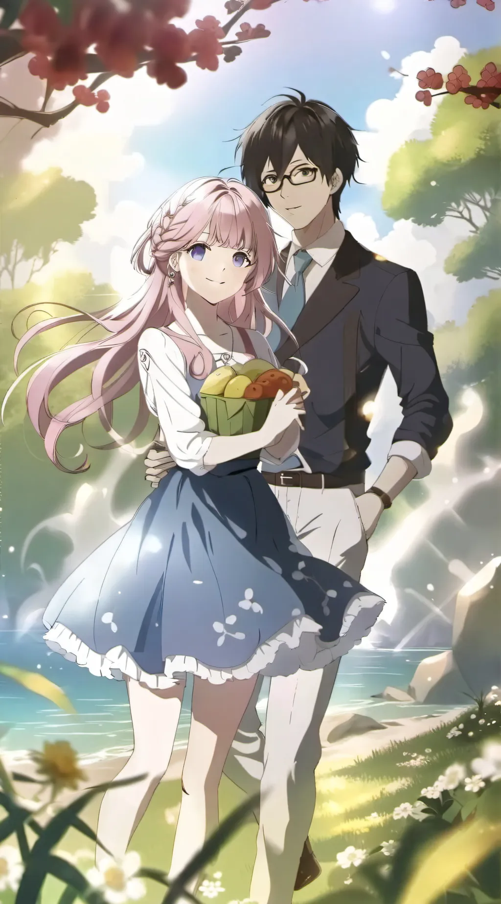 ai character: sus girl background