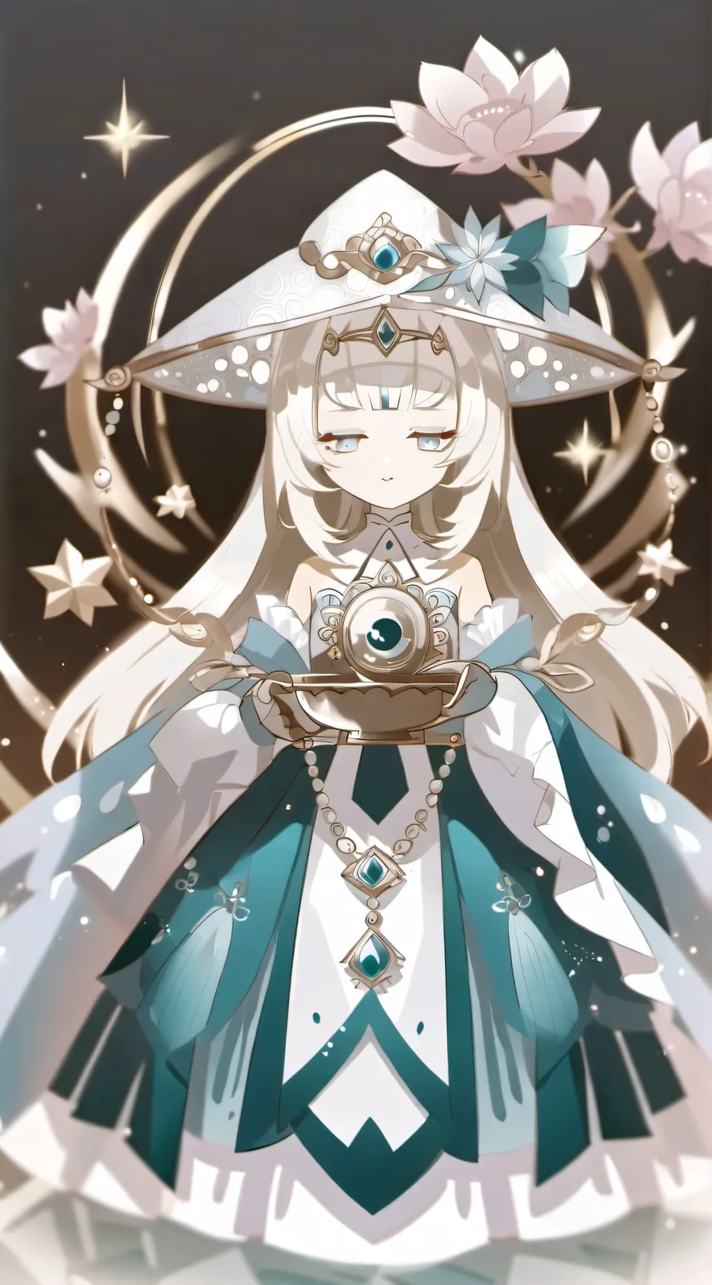 ai character: Mystic flour cooki background