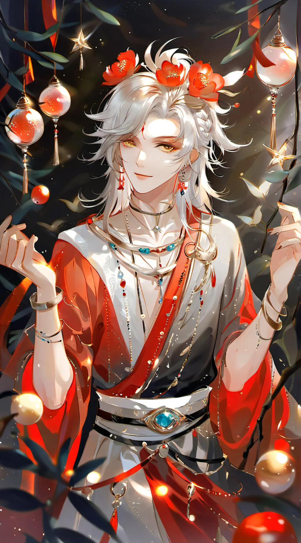 ai character: CH x omori x t-hou background