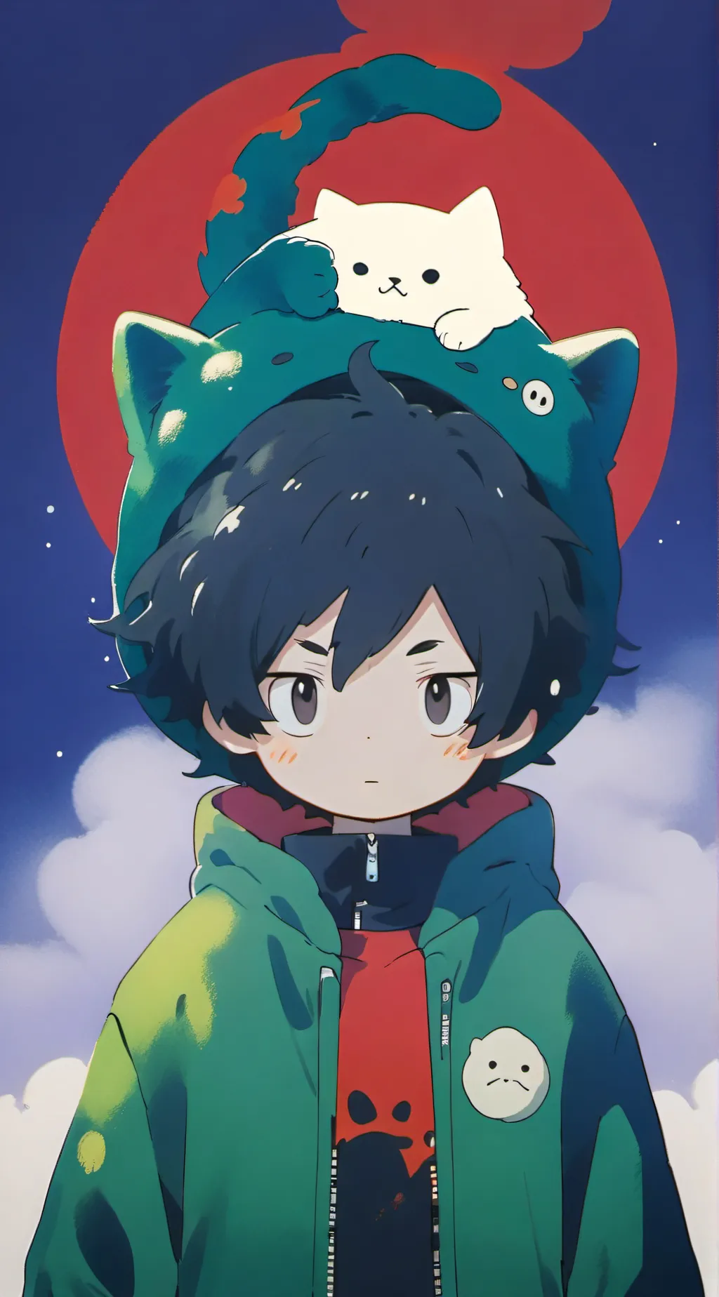 ai character: Backn background