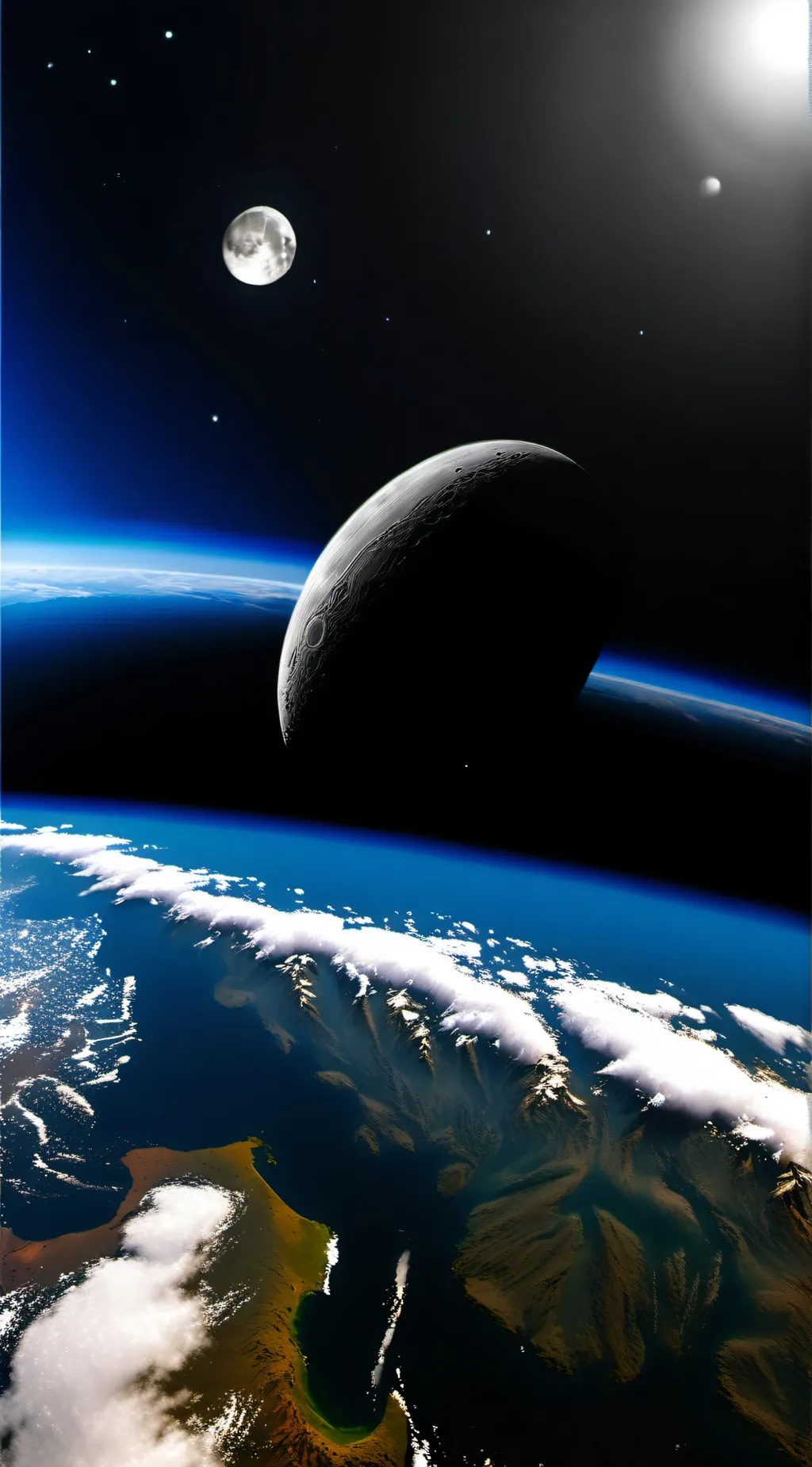 ai character: Flat earth  background