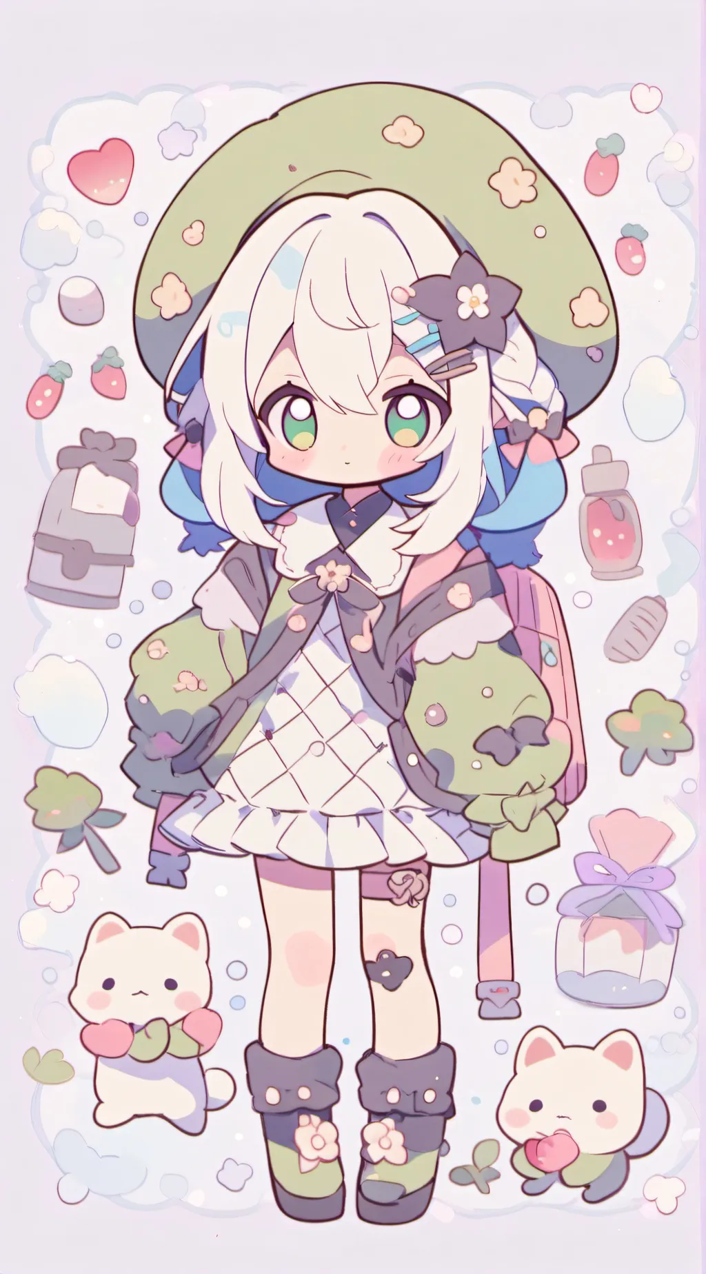 ai character: MHA - Dark background